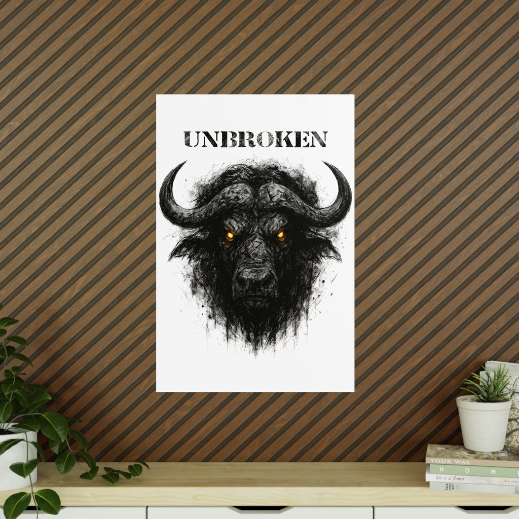 Poster 60 x 90: Büffel (Animal-Collection)