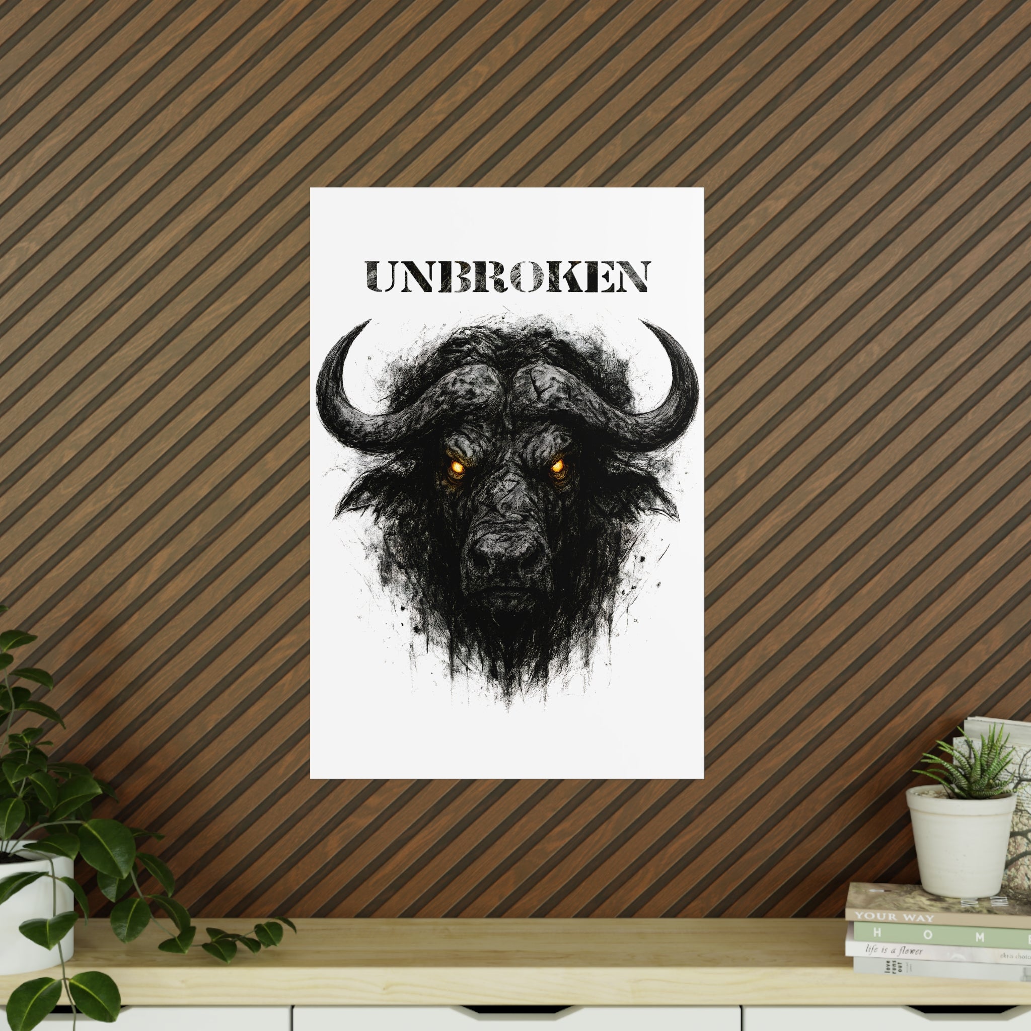 Poster 60 x 90: Büffel (Animal-Collection)