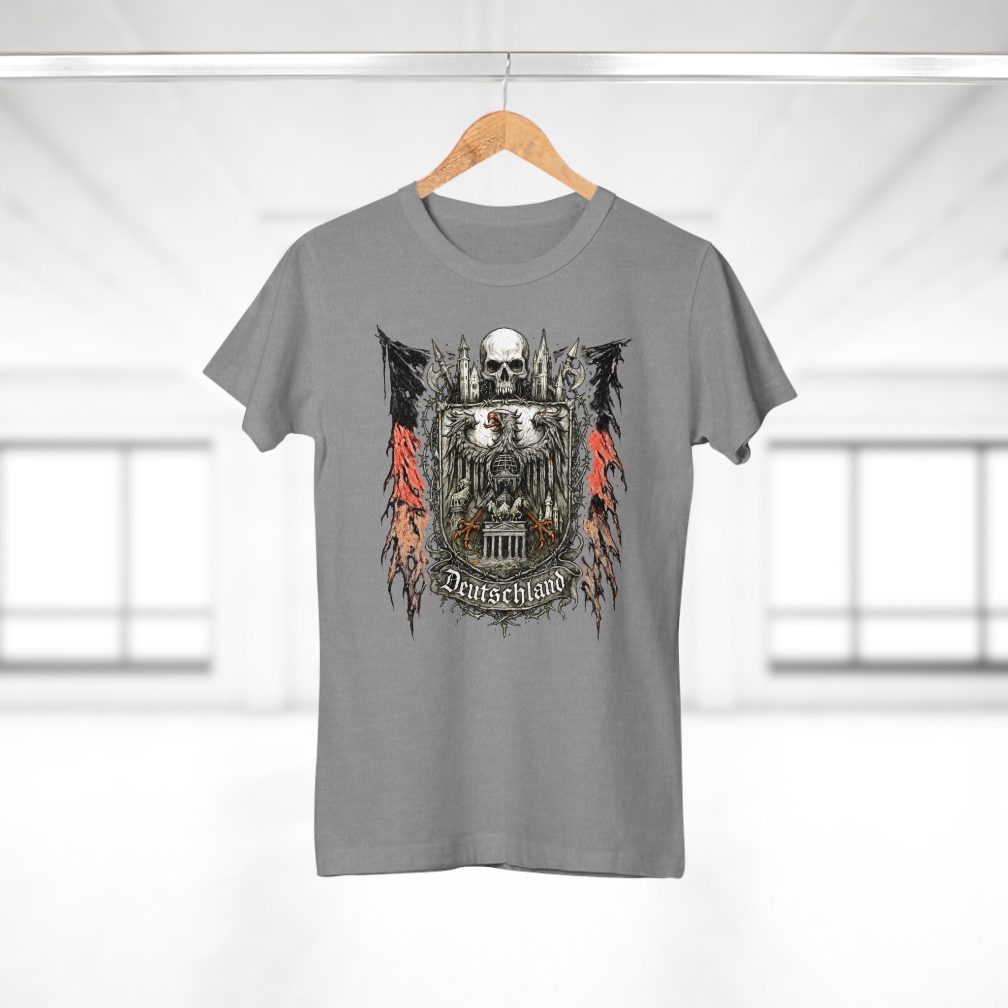 Deutschland: Frontprint, Womens' T-Shirt **Grimwater-Edition** (Germany)