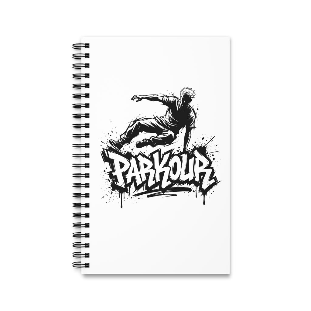 Parkour 07 Spiralblock - Urban Graffiti Notebook for Parkour Athletes