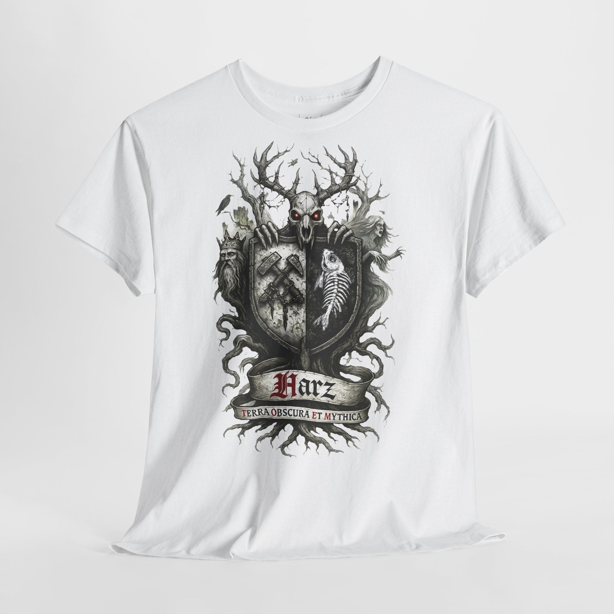 Harz - Mystisch, Magisch, manchmal morbide: Frontprint, Unisex T-Shirt **Grimwater-Edition**
