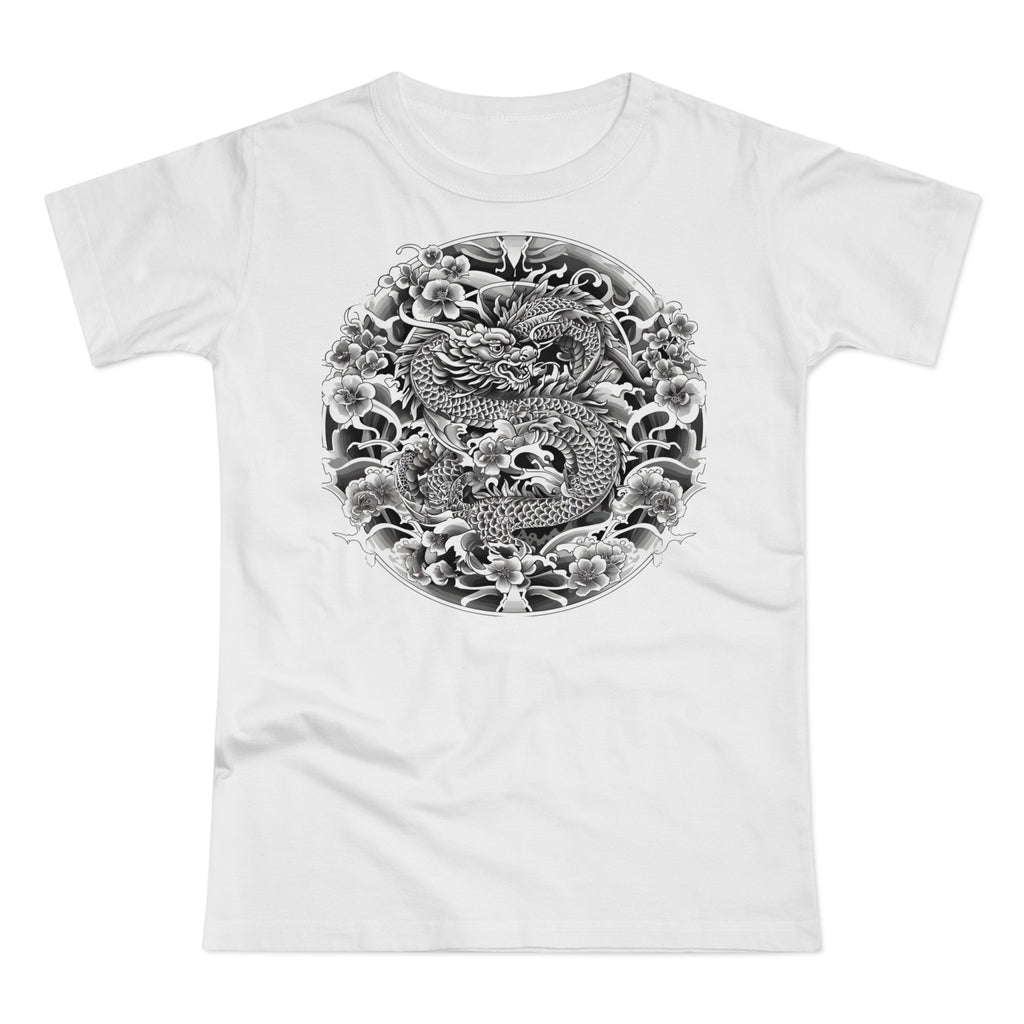 Dragon Design, Frontprint, Women's T-Shirt, Vintage Style Tee