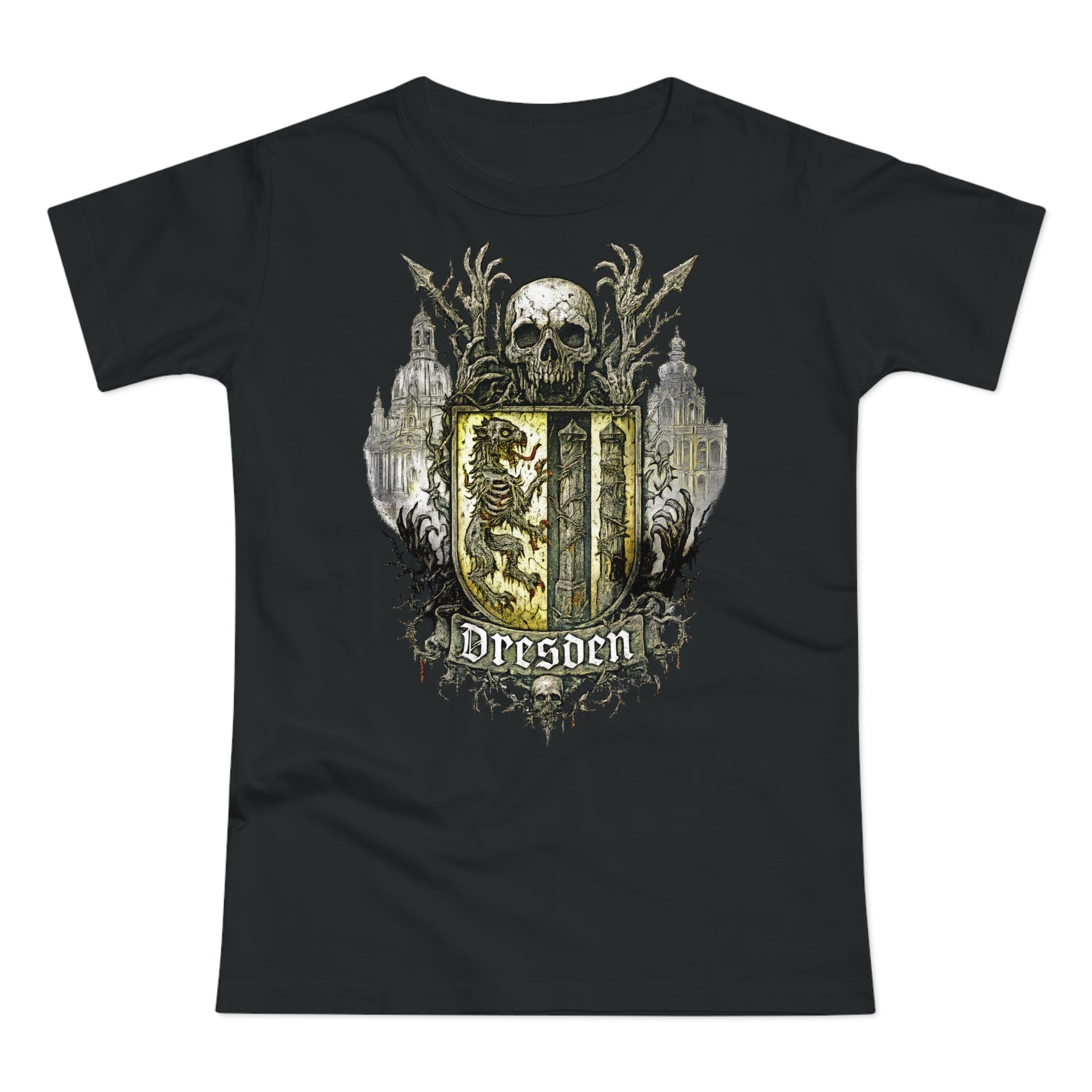 Dresden: Frontprint, Womens' T-Shirt **Grimwater-Edition**