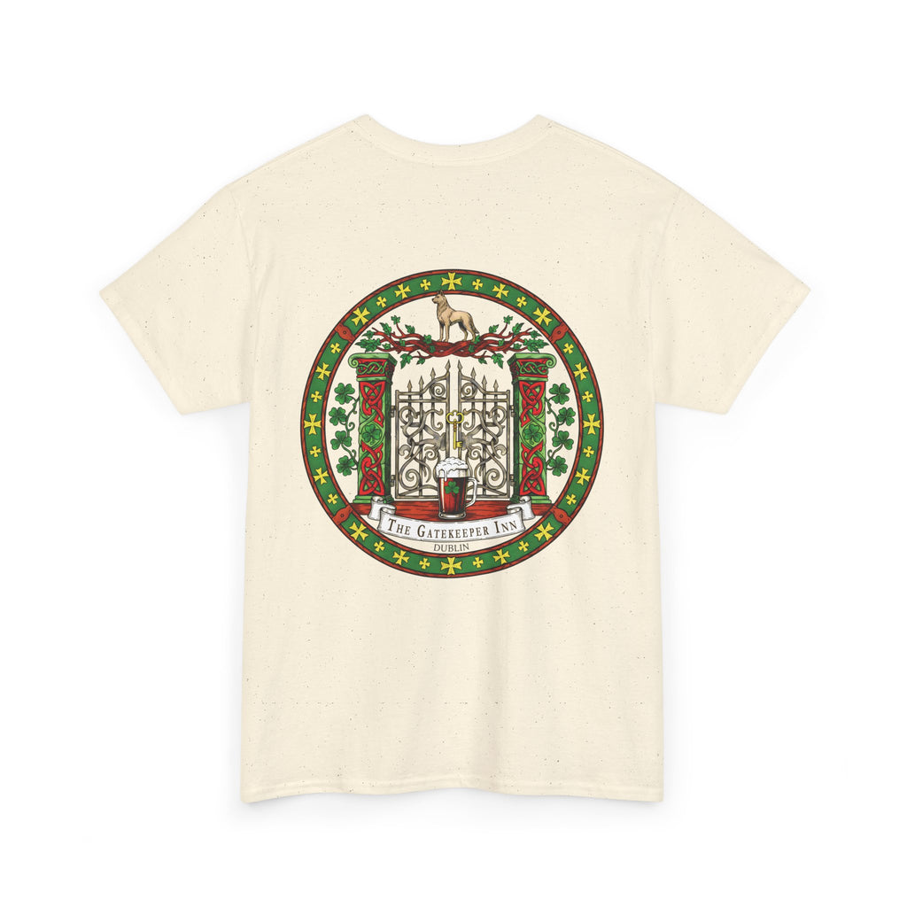 The Gatekeeper Inn, Dublin, Festive Unisex Cotton Tee with Holiday Design, Christmas Gift, Casual Wear, Comfortable Shirt, Year-Round Style, Unique Gift Idea