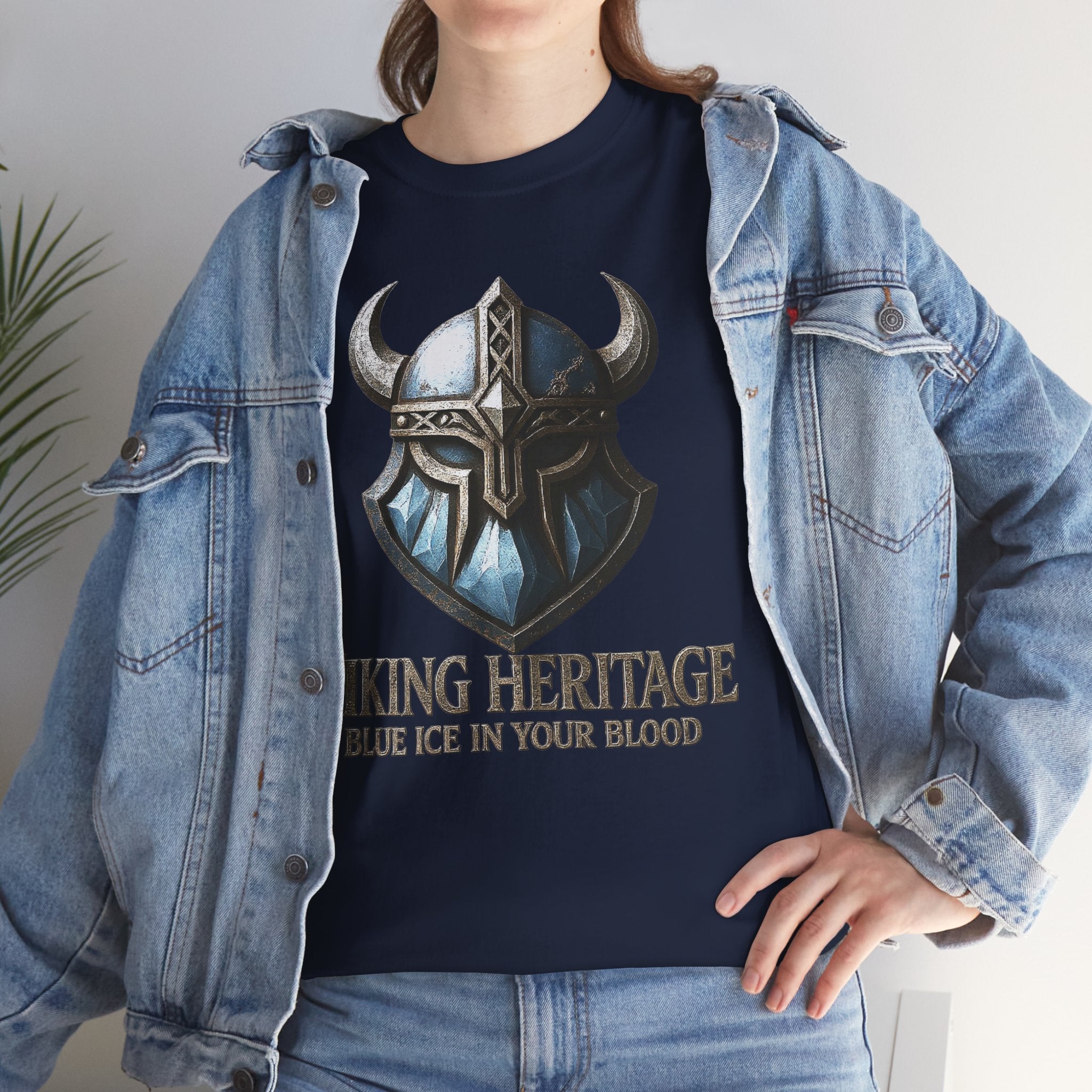 Viking Heritage Tee, Unisex Heavy Cotton T-Shirt, Perfect for Festivals, Heritage Celebrations, Gift for Viking Fans, Casual Wear