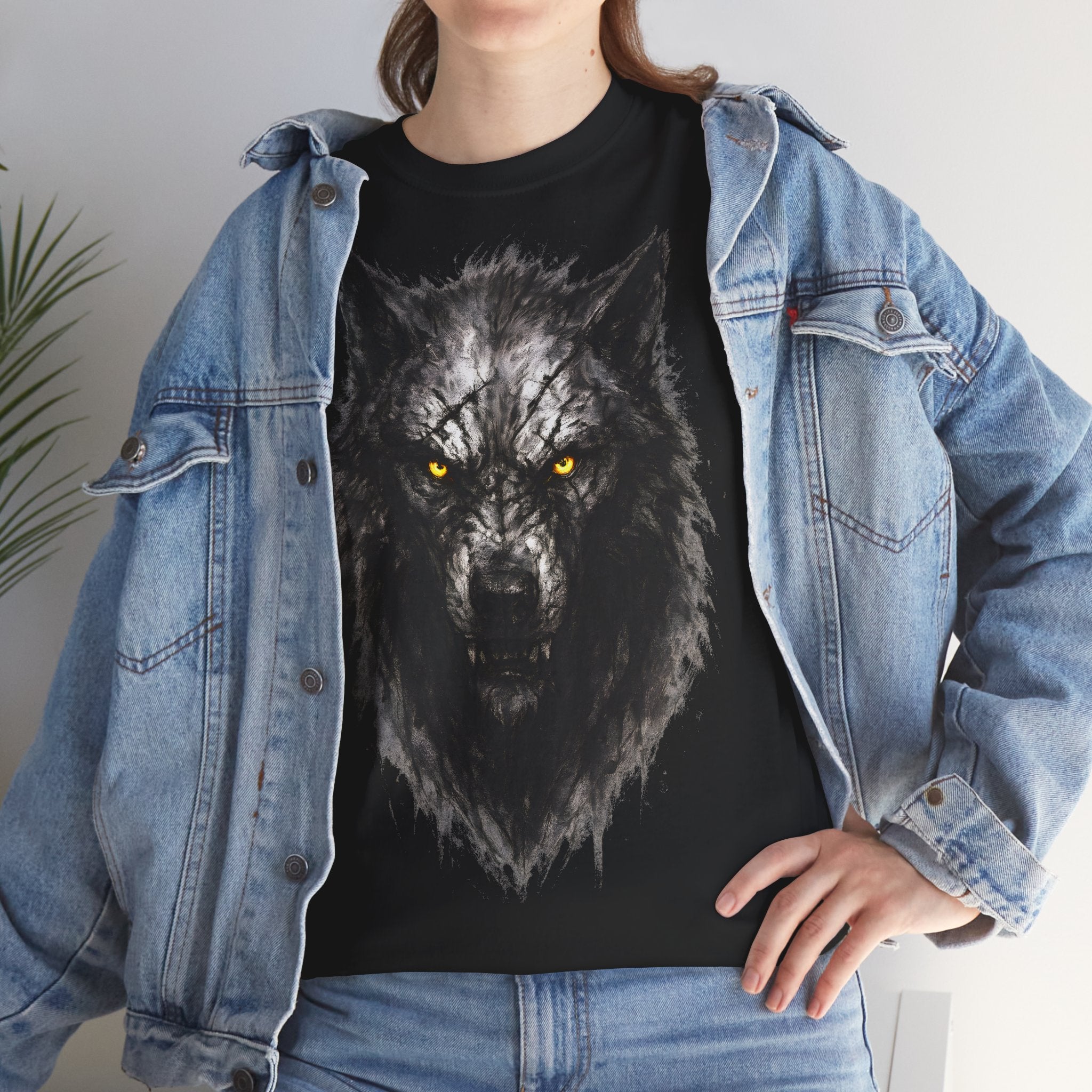 Wolf: Frontprint, Unisex T-Shirt - Animal-Collection