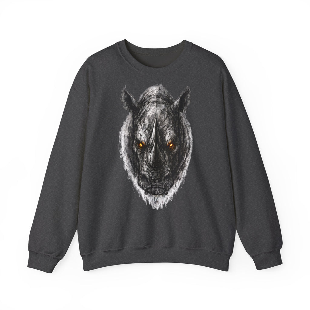 Nashorn: Animals-Collection, Frontprint, Unisex Sweatshirt