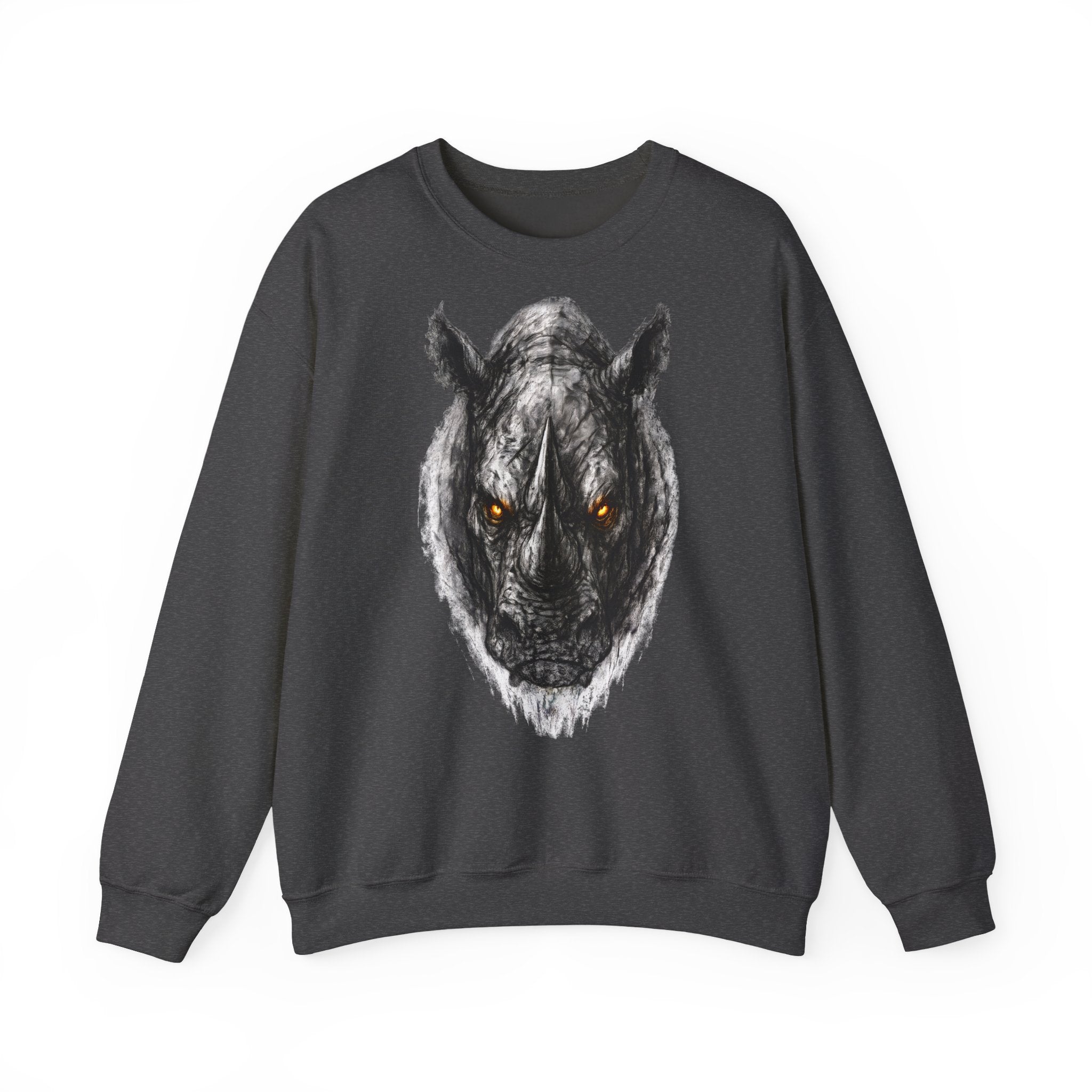 Nashorn: Animals-Collection, Frontprint, Unisex Sweatshirt