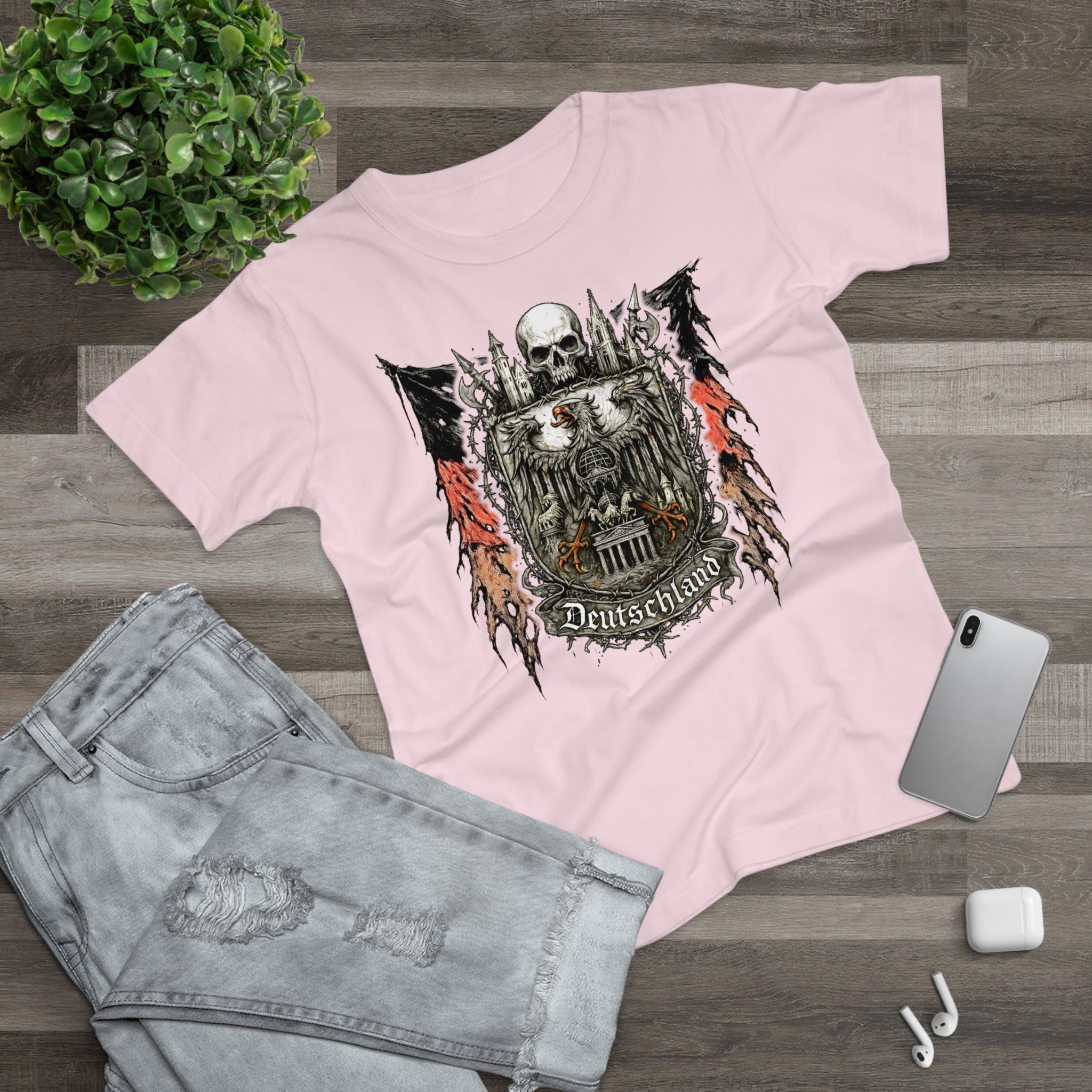 Deutschland: Frontprint, Womens' T-Shirt **Grimwater-Edition** (Germany)