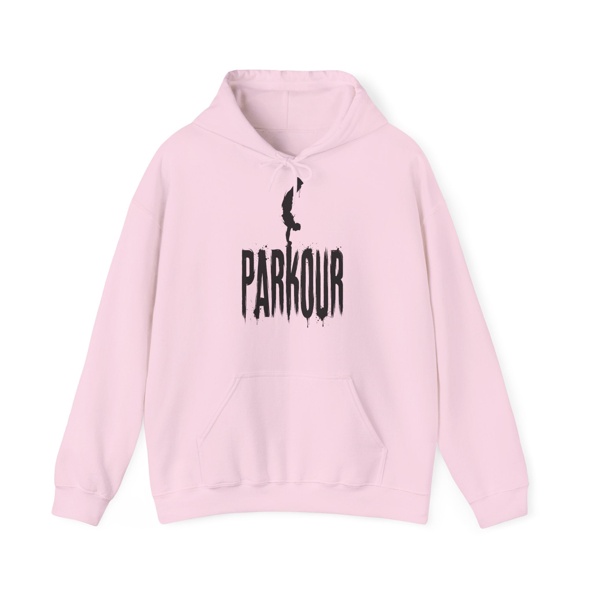 Parkour 03: Frontprint, Unisex Hoodie - Urban Stunt Silhouette
