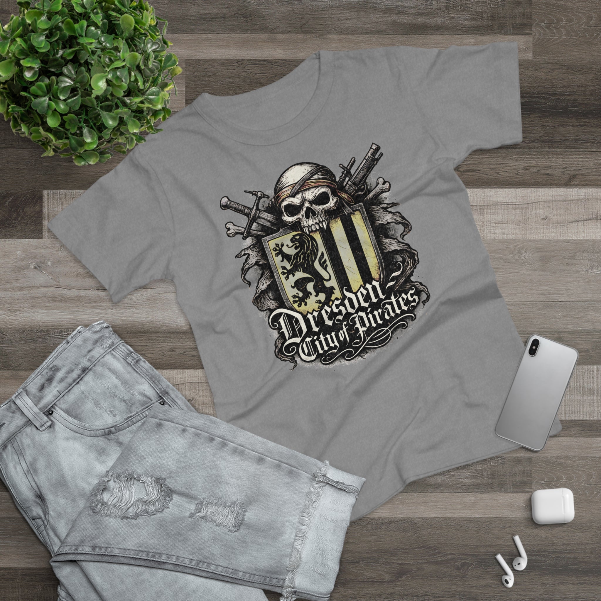 Dresden: Frontprint, Womens' T-Shirt **Grimwater-Edition**