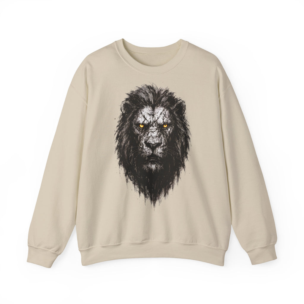 Löwe: Animals-Collection, Frontprint, Unisex Sweatshirt, Majestic Lion