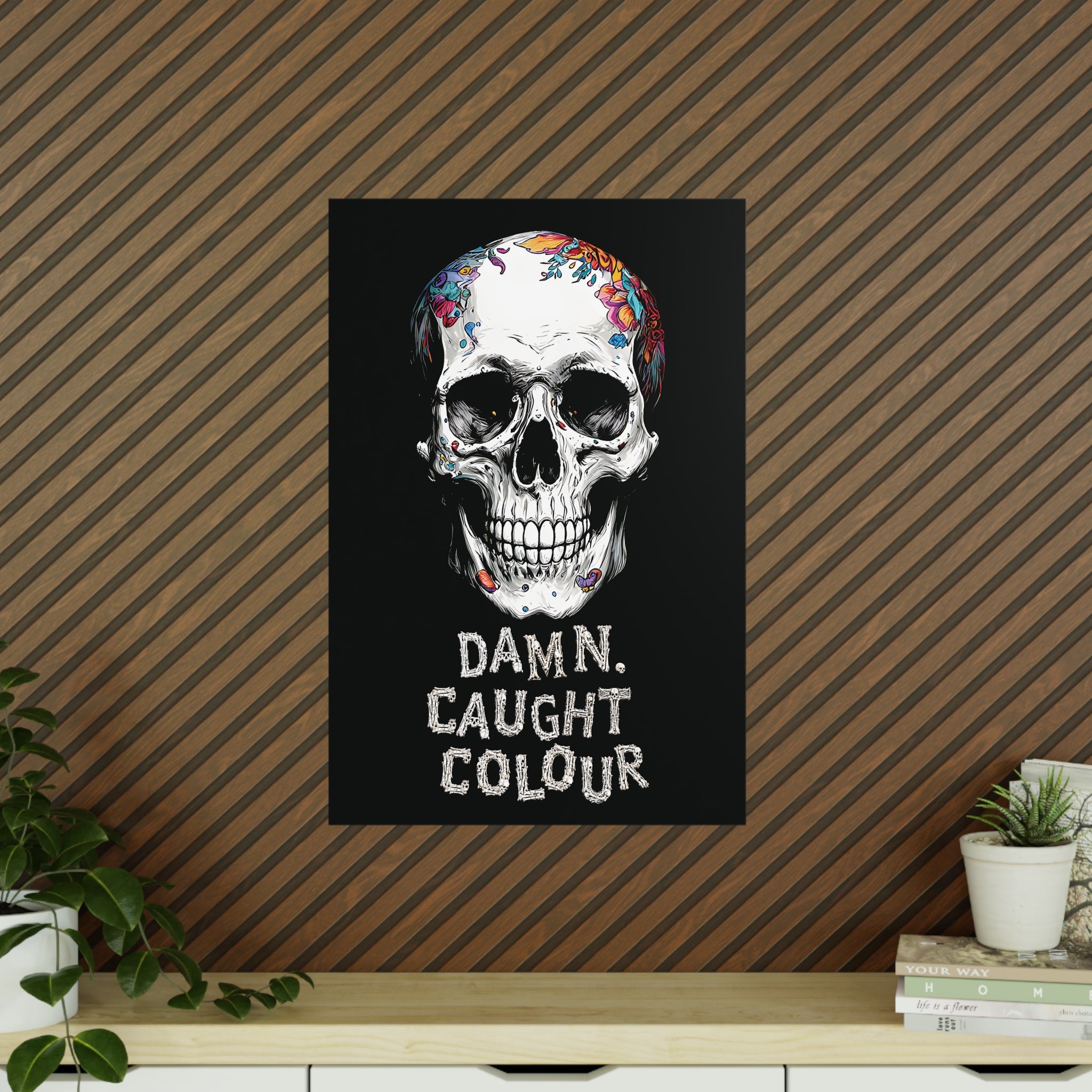 Poster 60 x 90: Skull (Gothic-Collection)