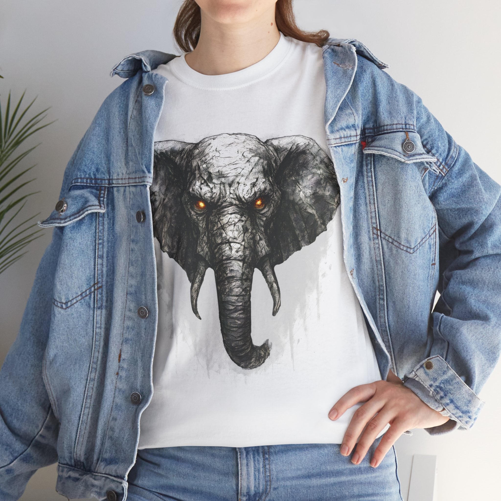 Elefant: Frontprint, Unisex T-Shirt - Animal-Collection