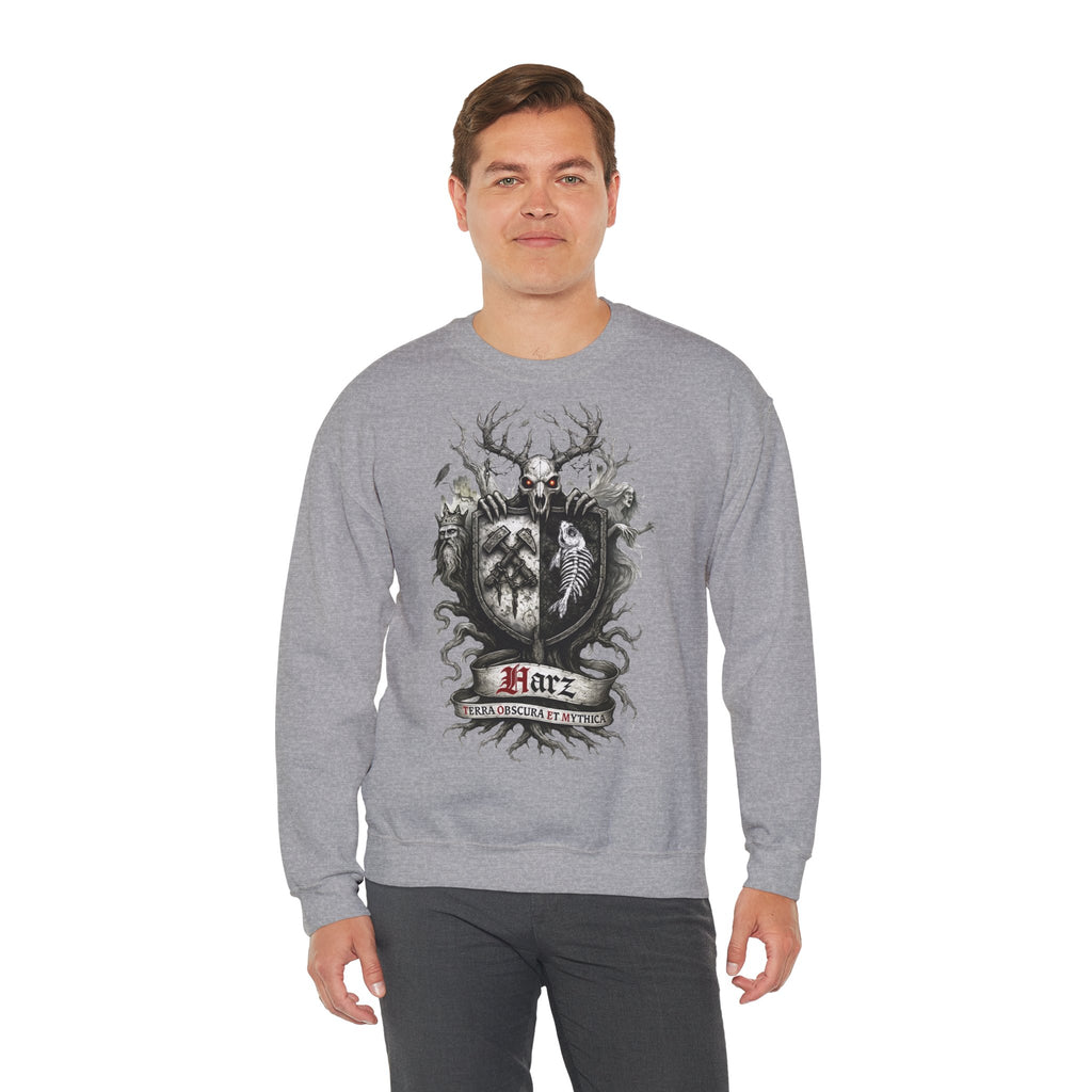 Der Harz: Harz-Collection, Frontprint, Unisex Sweatshirt **Grimwater-Edition**