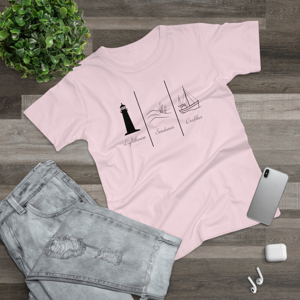 Nordsee, Ostsee - Reicht mir schon! Frontprint, Womens' T-Shirt