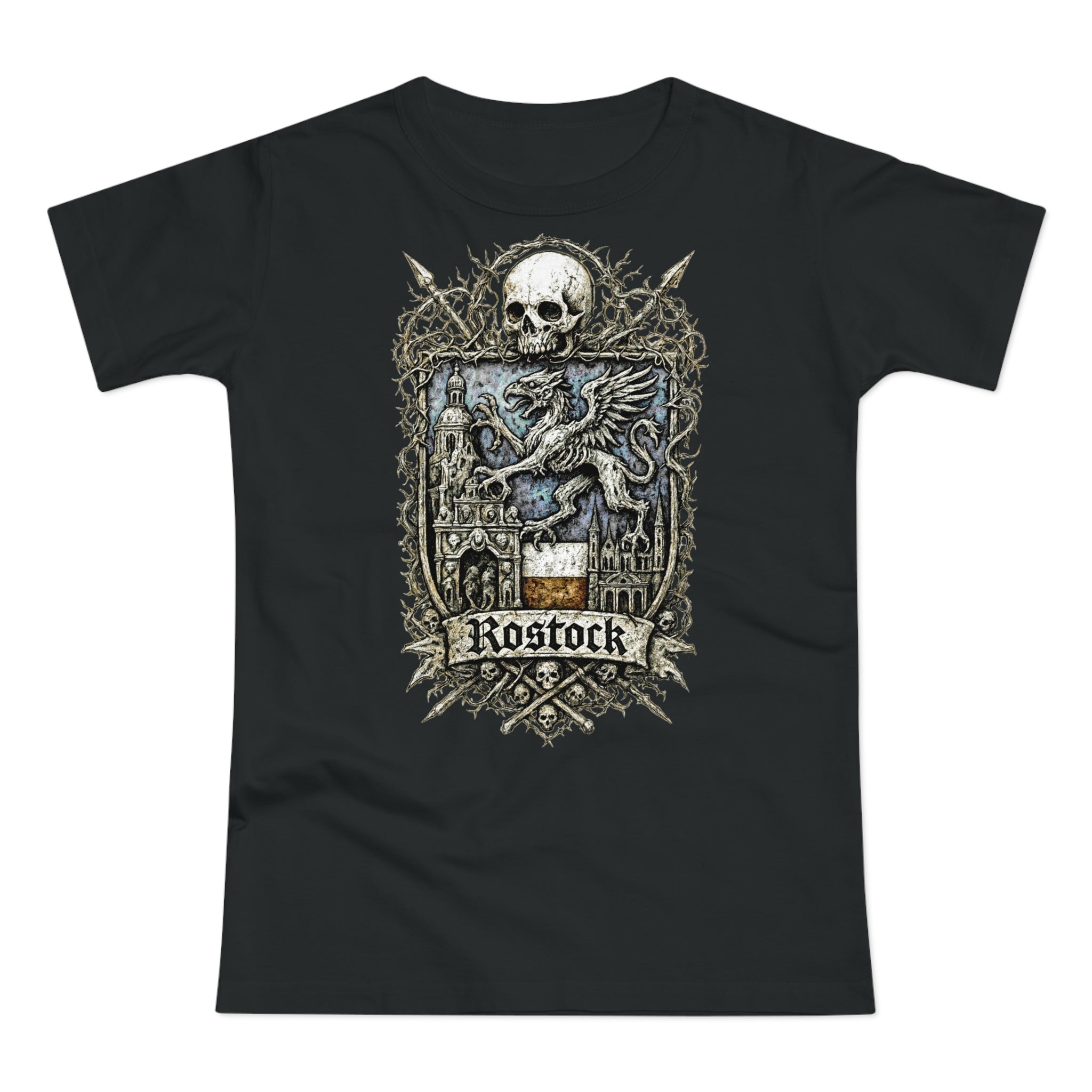 Rostock: Frontprint, Womens' T-Shirt **Grimwater-Edition**