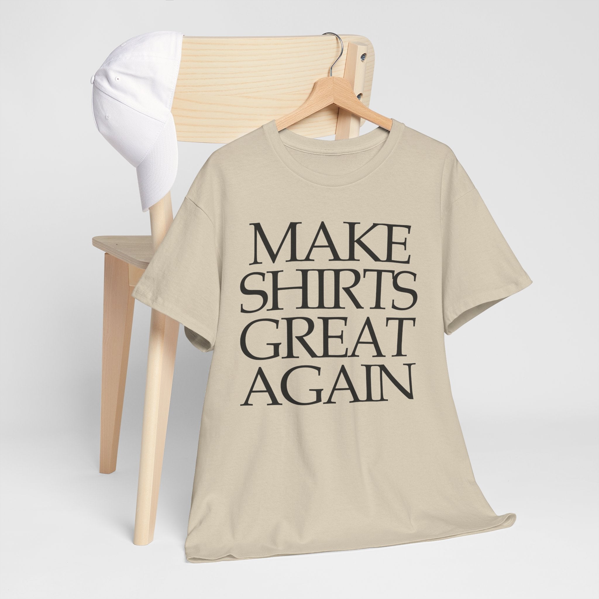 Supersize Shirts - Make Shirts Great Again, Gift for Dad, Funny Shirt, Statement Tee, Comfortable Wear