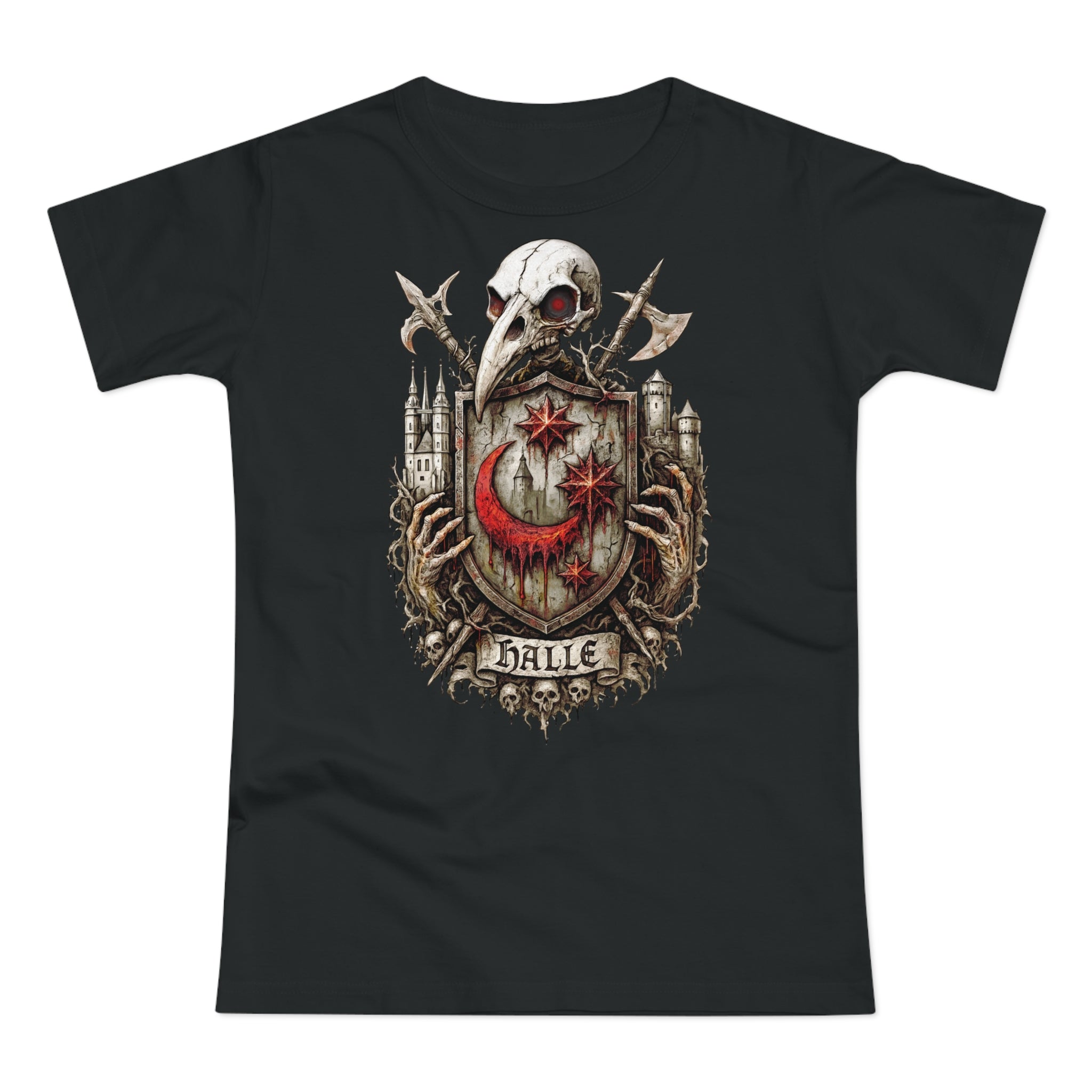 Halle: Frontprint, Womens' T-Shirt **Grimwater-Edition**