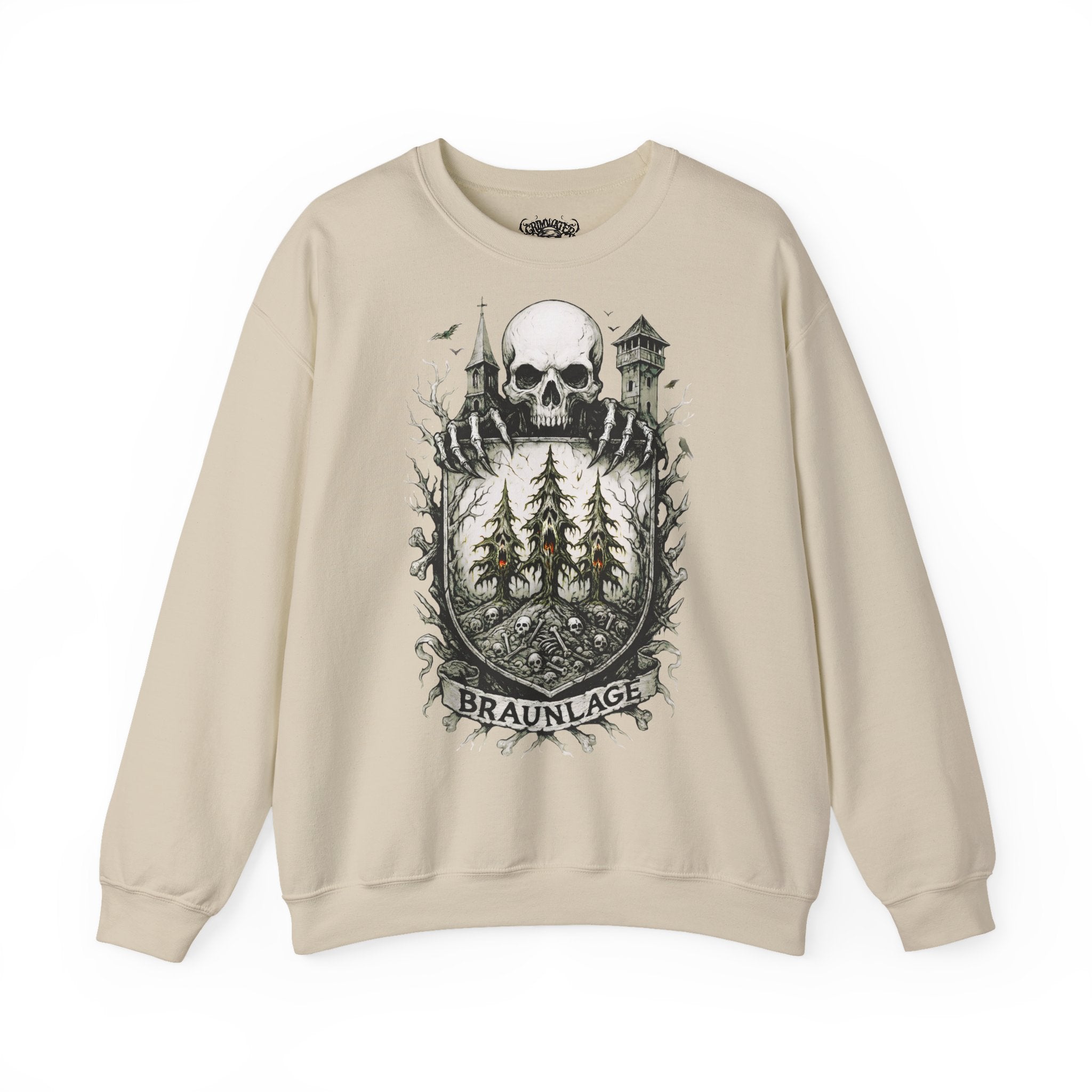 Braunlage: Harz-Collection, Frontprint, Unisex Sweatshirt **Grimwater-Edition**