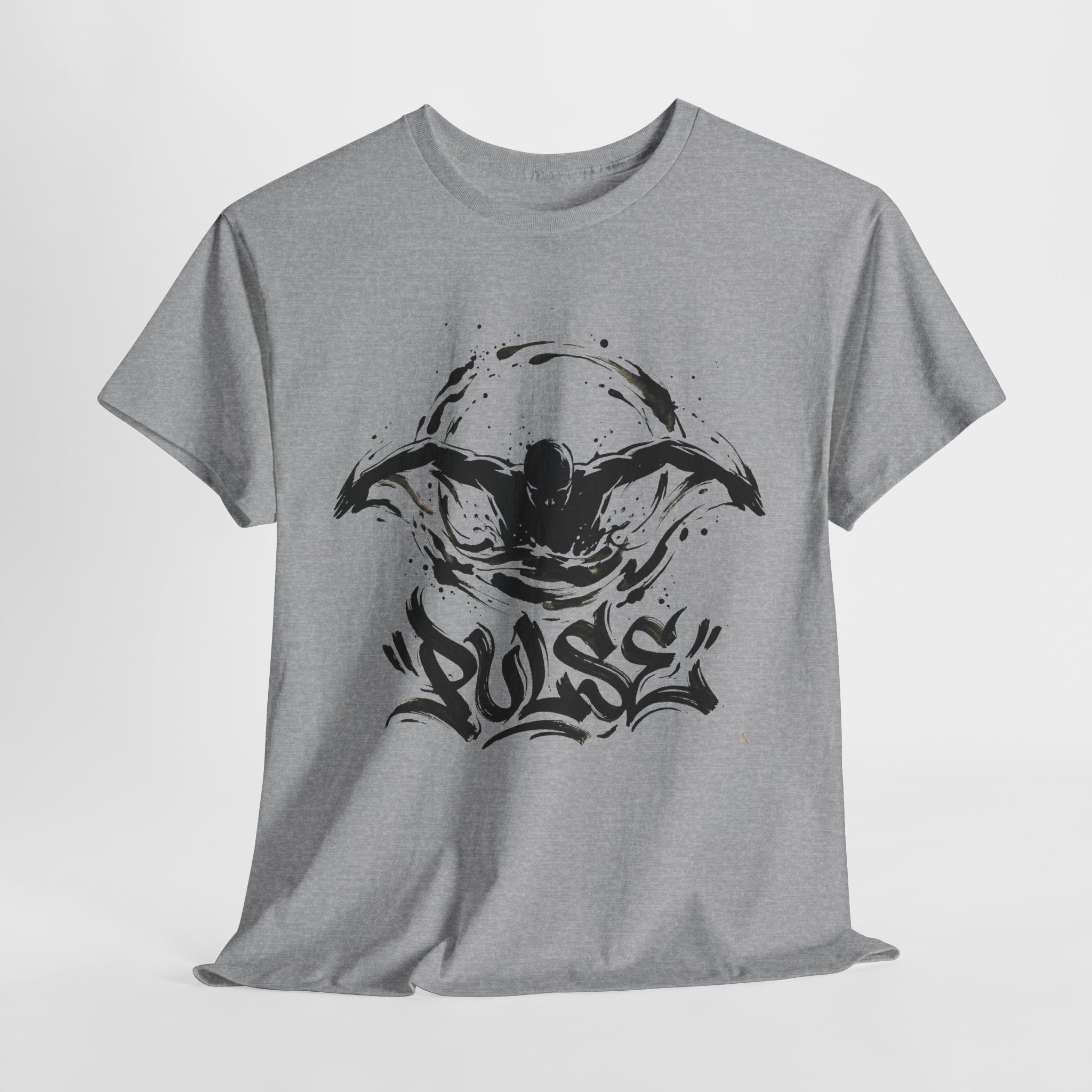 Schwimmen - PULSE (Brust): Frontprint, Unisex T-Shirt