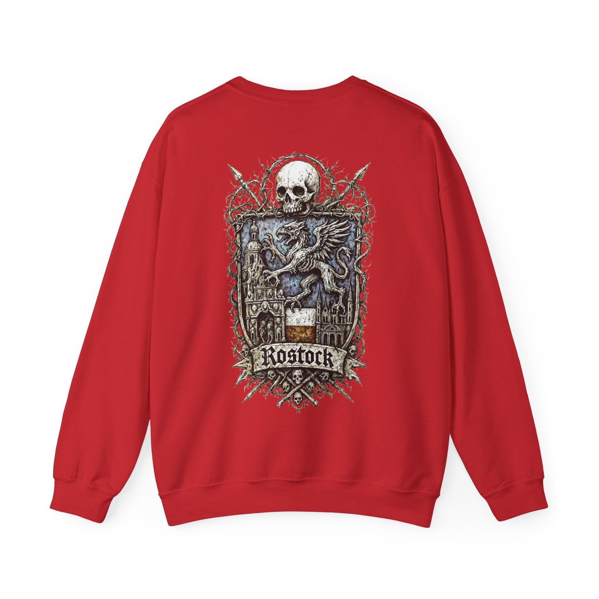 Rostock: Front-/Backprint, Unisex Sweatshirt **Grimwater-Edition**