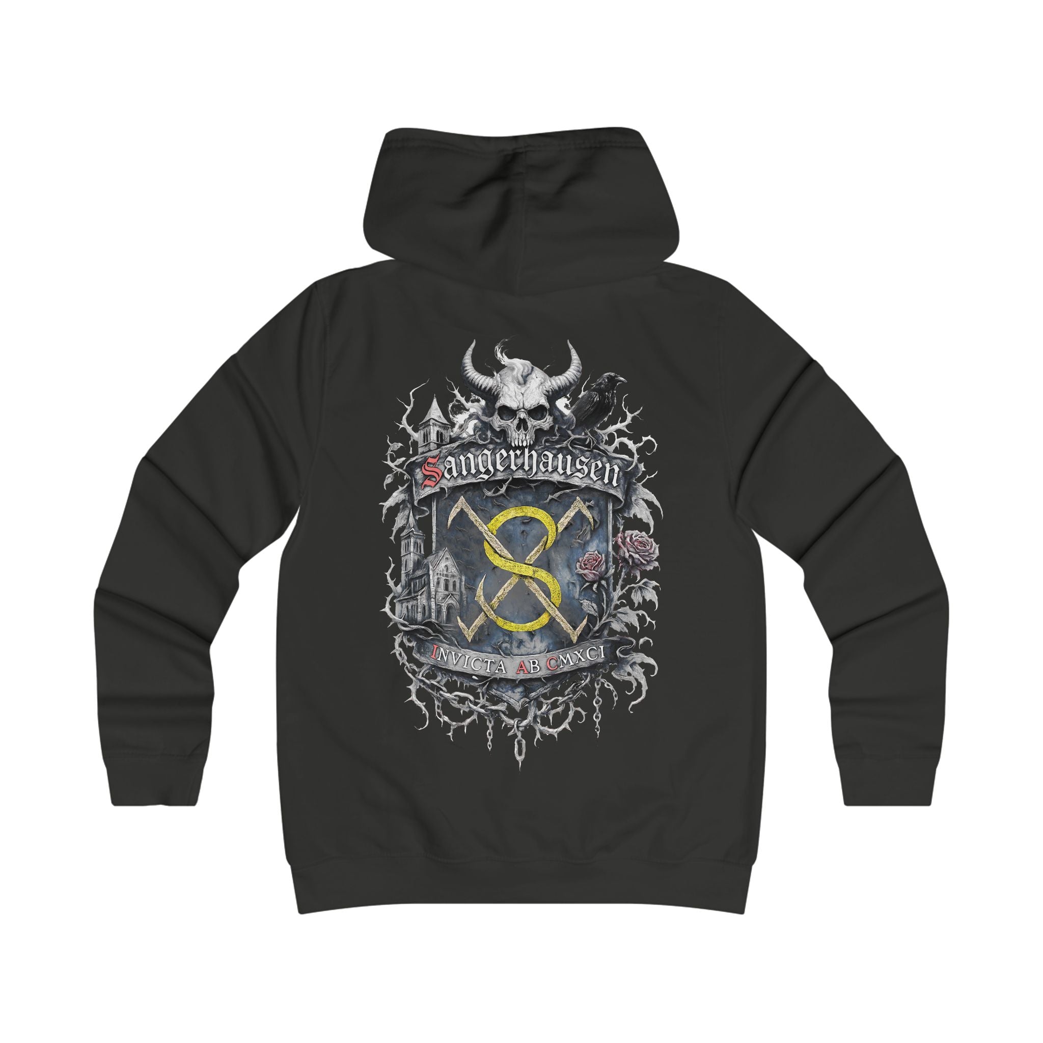 Sangerhausen: Front-/Backprint Womens' Hoodie **Grimwater-Edition**