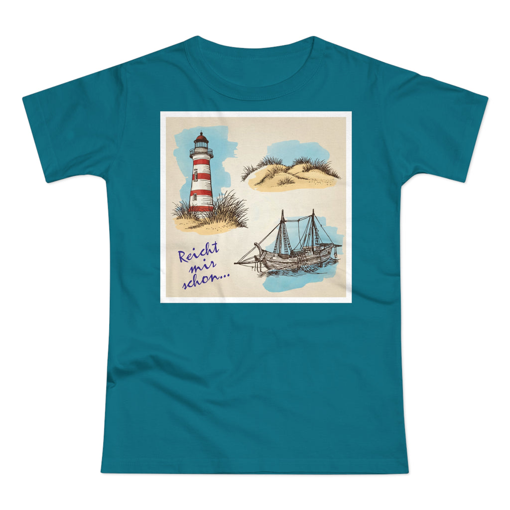 Lighthouse Bliss. Frontprint, Women's T-Shirt, Nautical Tee, Summer Fashion, Beach Vibe, Gift for Ocean Lovers