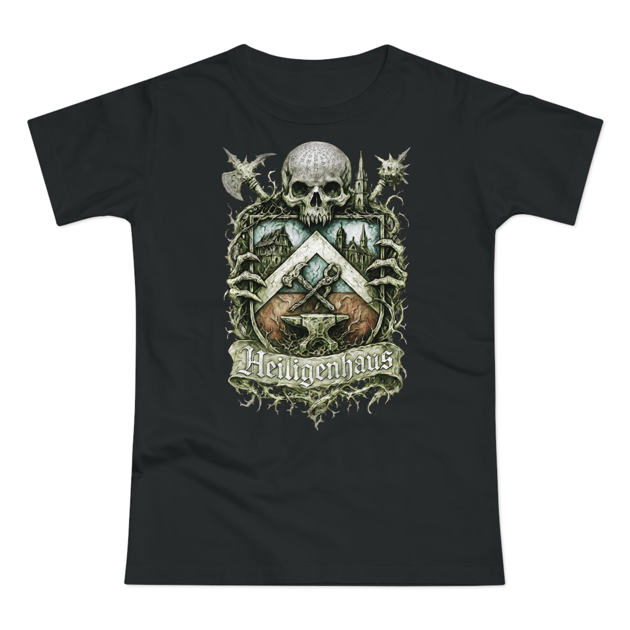 Heiligenhaus: Frontprint, Womens' T-Shirt **Grimwater-Edition**