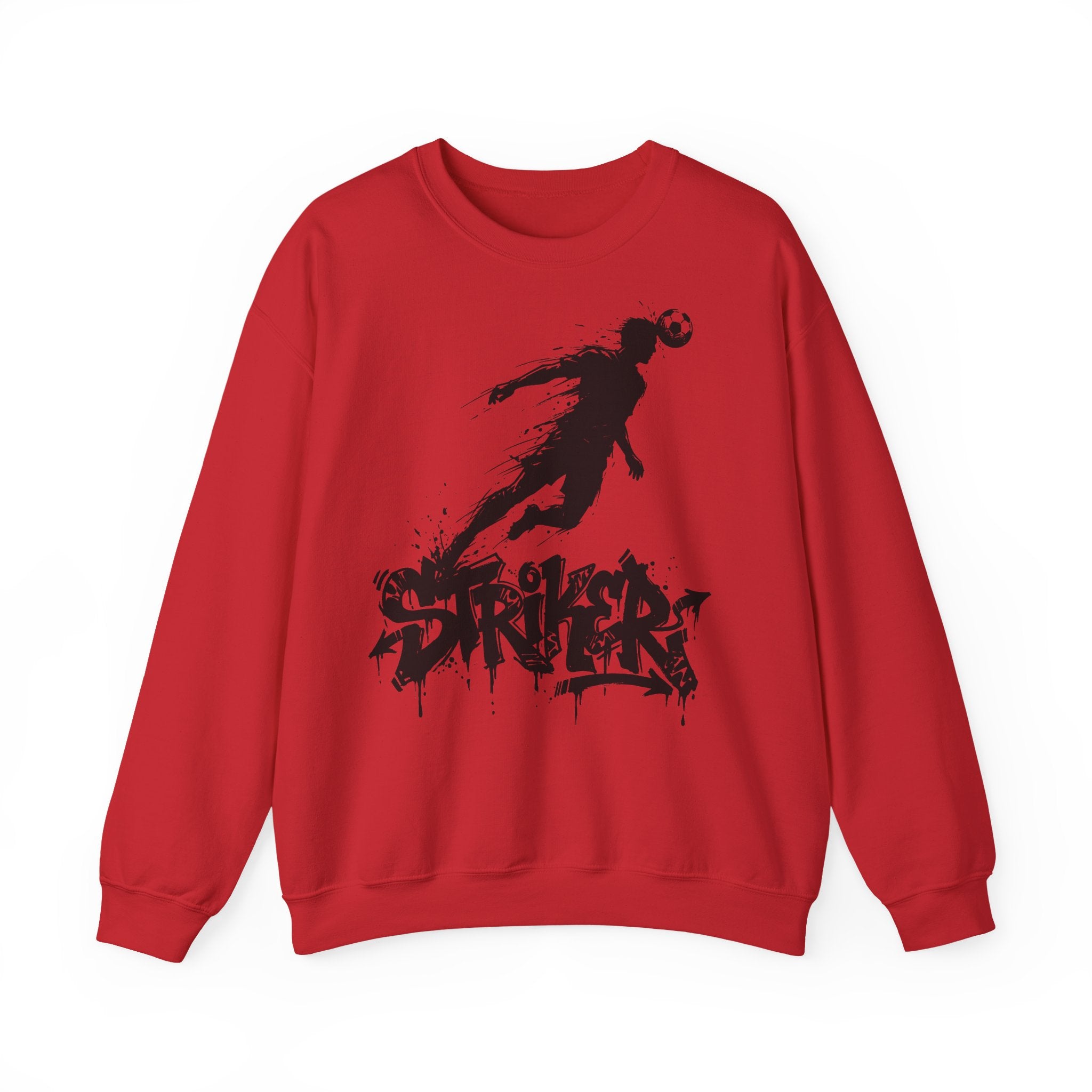 Soccer Striker 01: Frontprint, Unisex Sweatshirt