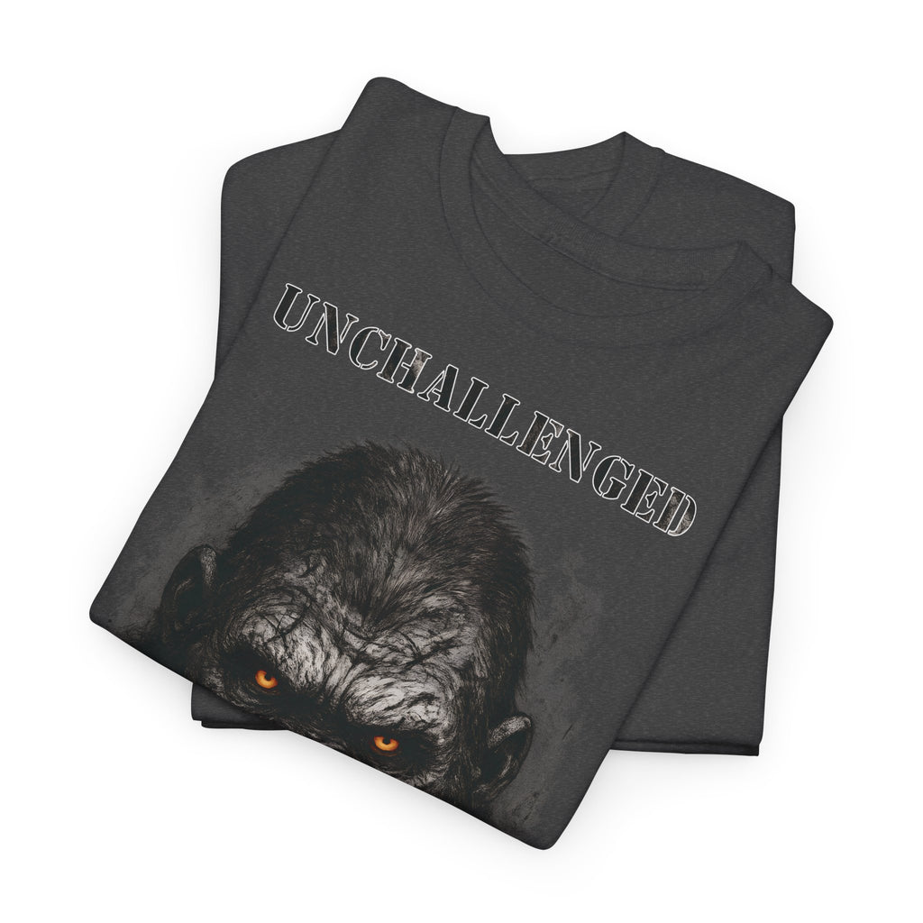 Gorilla - Unchallenged: Frontprint, Unisex T-Shirt - Animal-Collection