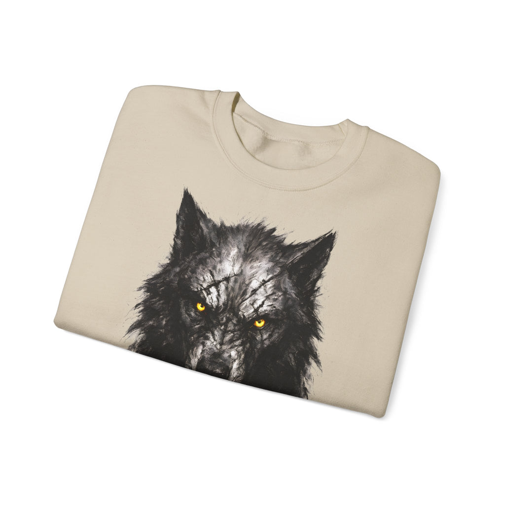 Wolf: Animals-Collection, Frontprint, Unisex Sweatshirt, Mystic Wolf
