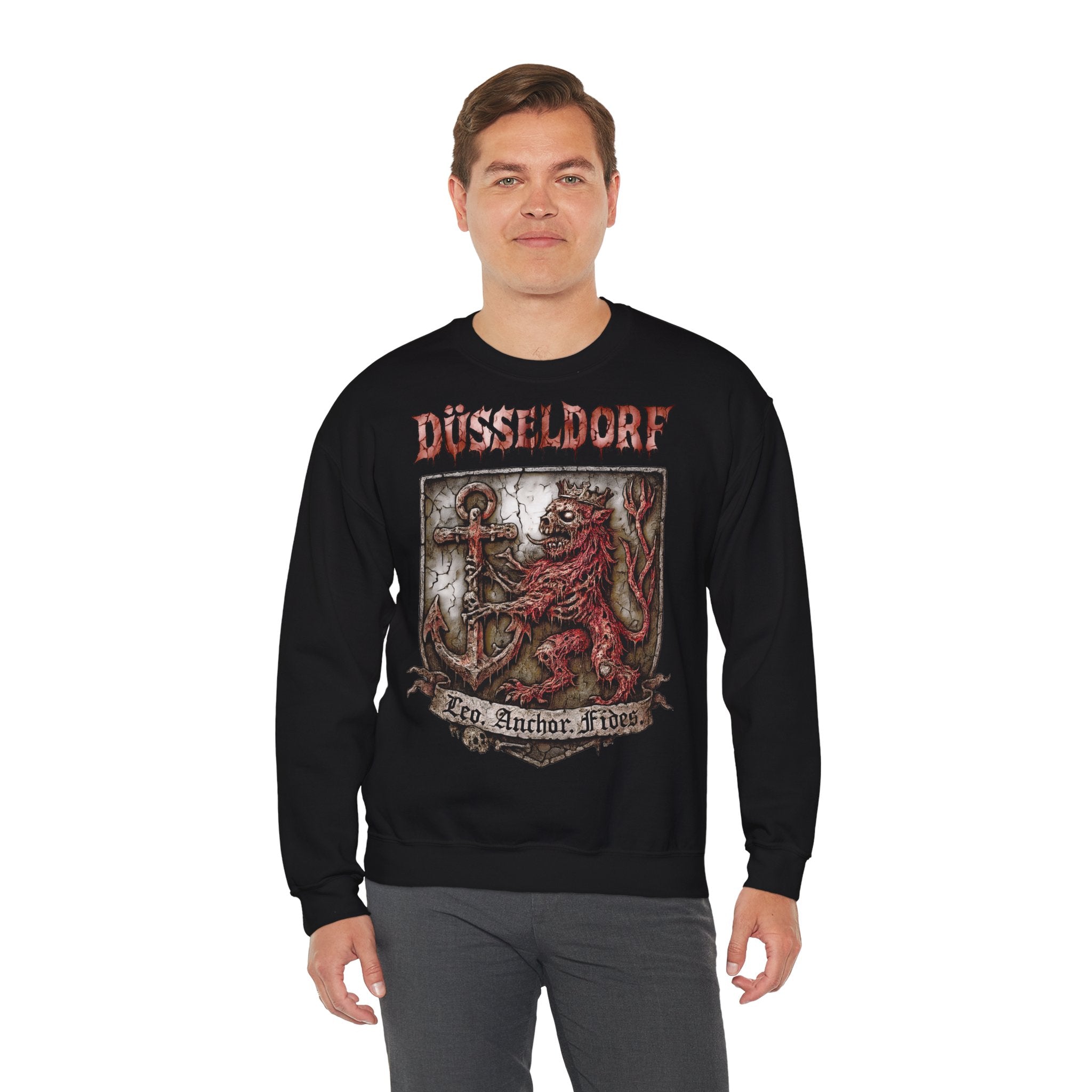 Düsseldorf: Frontprint Unisex Sweatshirt **Grimwater-Edition**