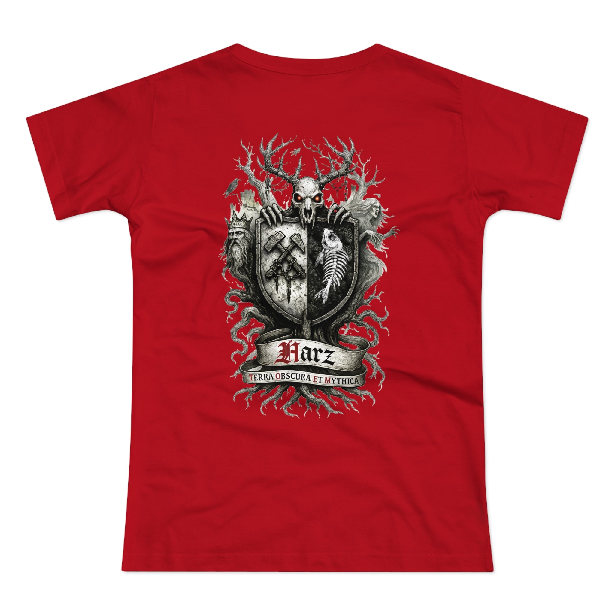 Harz: Front-/Backprint, Womens' T-Shirt **Grimwater-Edition** Gesamtharz