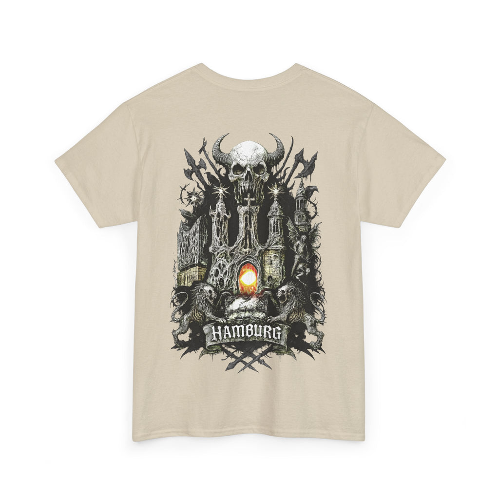 Hamburg "Night Crew" - Front-/Backprint, Unisex T-Shirt: **Grimwater-Edition**