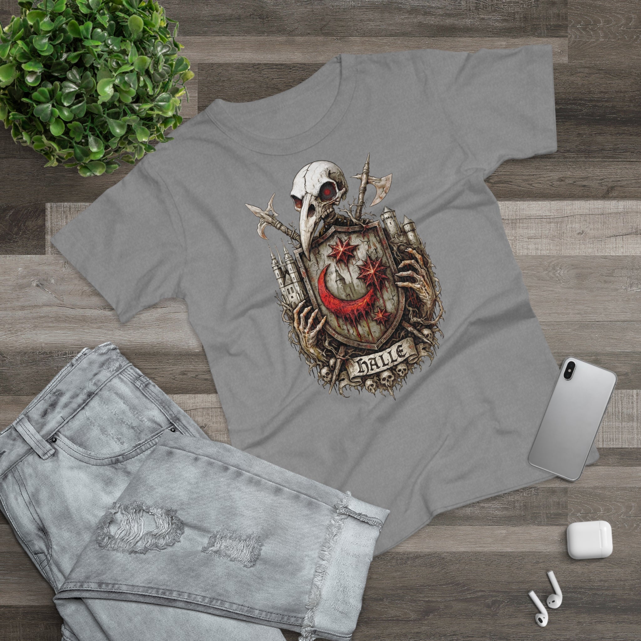 Halle: Frontprint, Womens' T-Shirt **Grimwater-Edition**