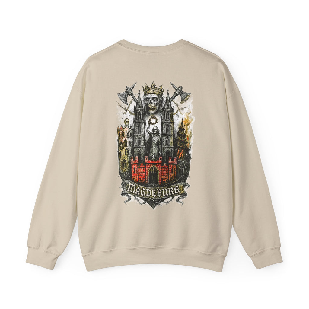 Magdeburg: Front-/Backprint, Unisex Sweatshirt **Grimwater-Edition**