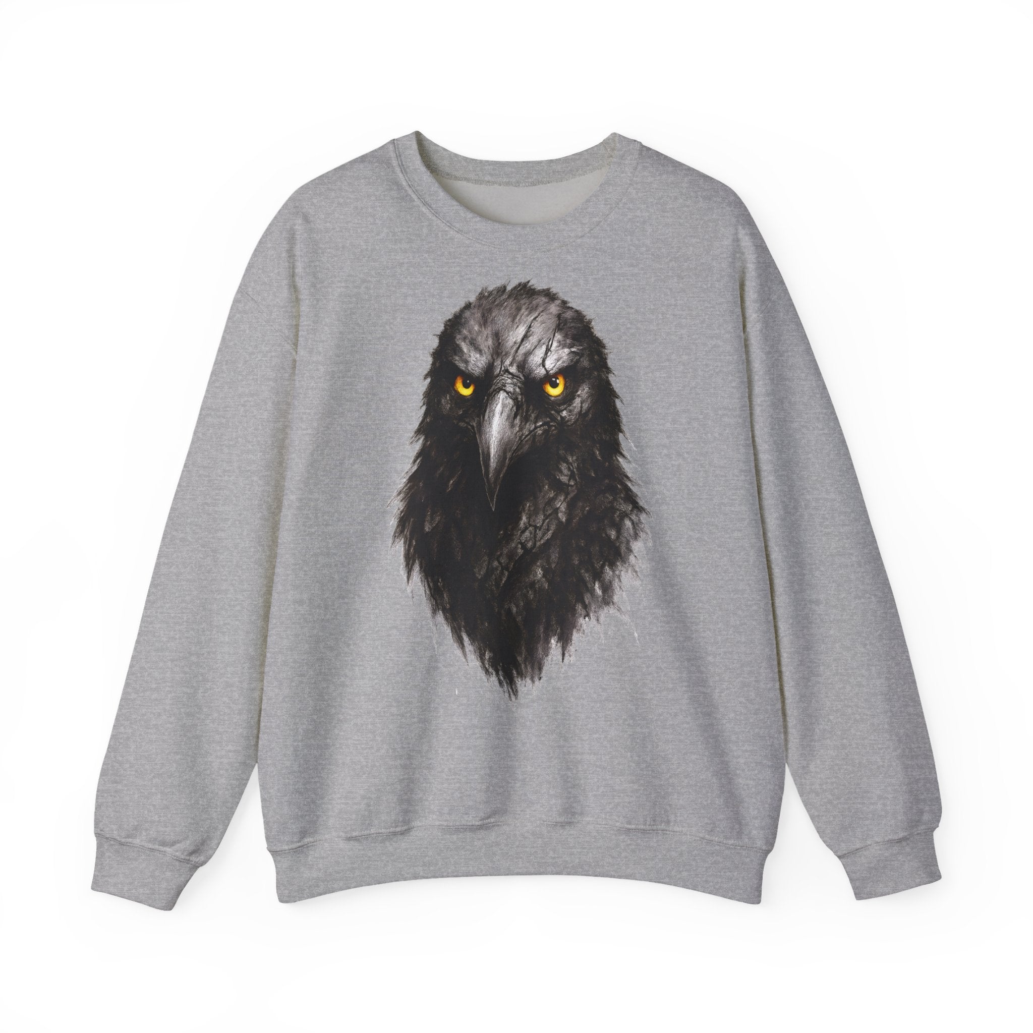 Rabe: Animals-Collection, Frontprint, Unisex Sweatshirt, Mystical Raven