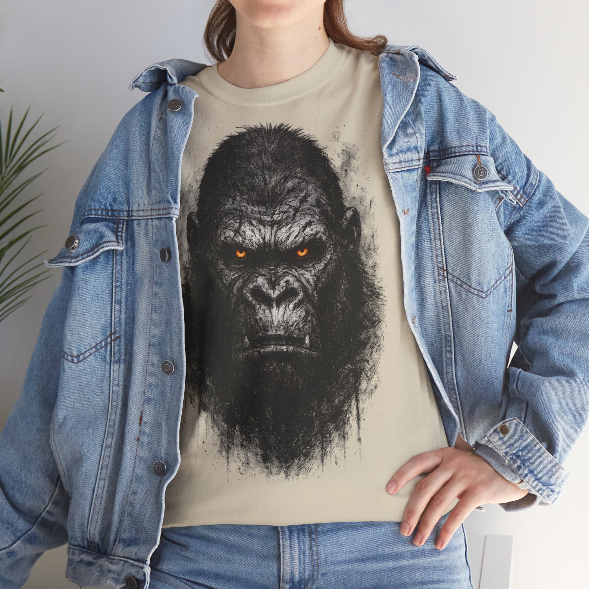 Gorilla: Frontprint, Unisex T-Shirt - Animal-Collection