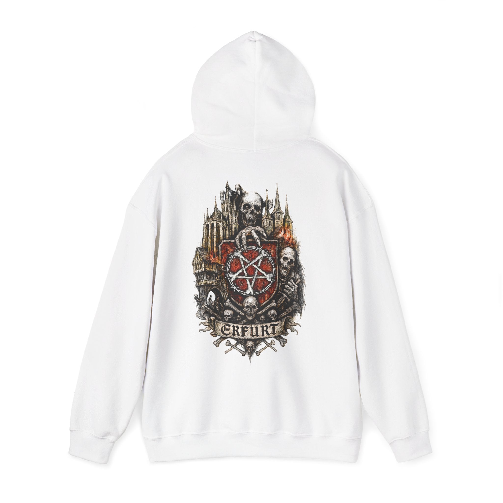 Erfurt: Front-/Backprint, Unisex Hoodie **Grimwater-Edition**