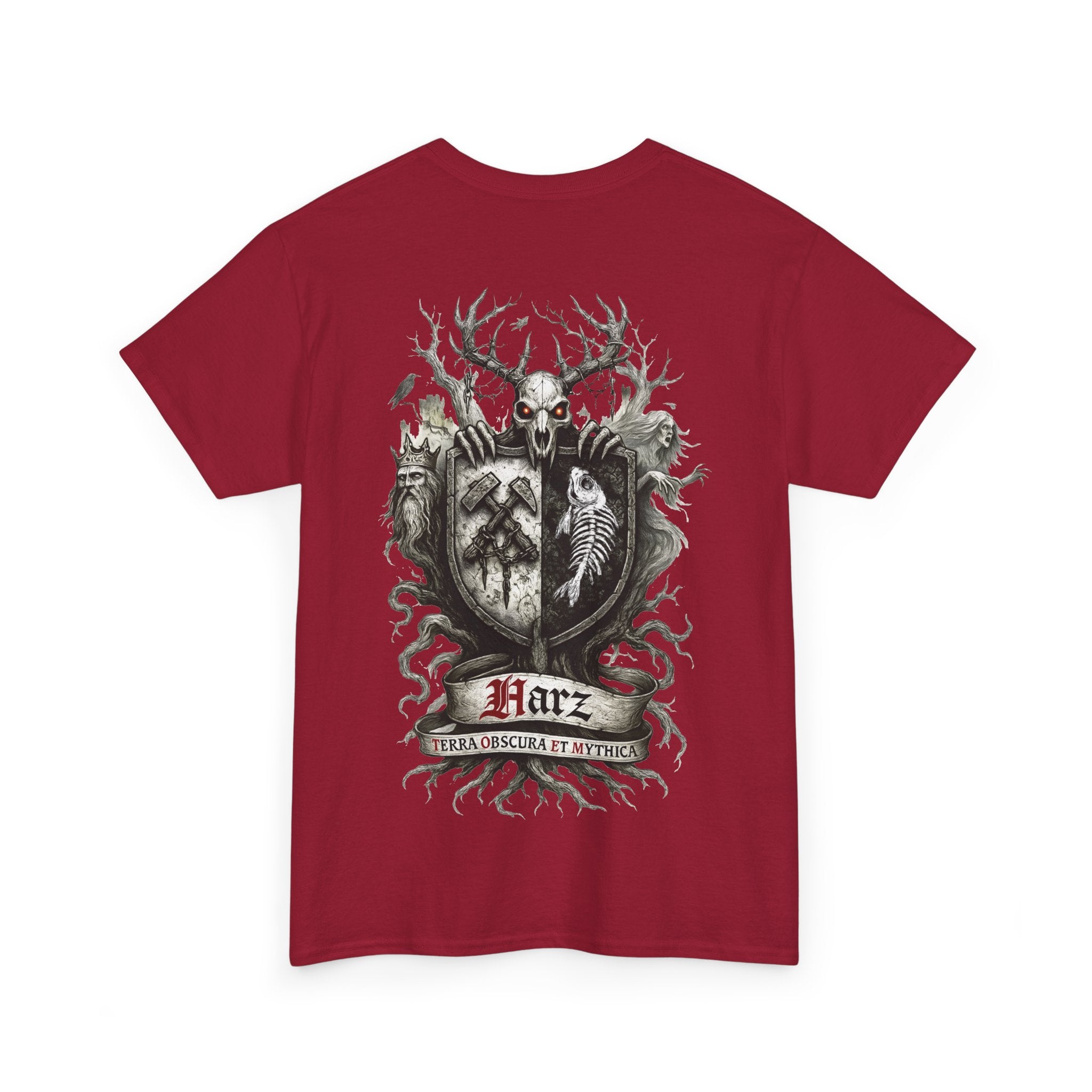 Harz: Front-/Backprint, Unisex T-Shirt **Grimwater-Edition** Gesamtharz