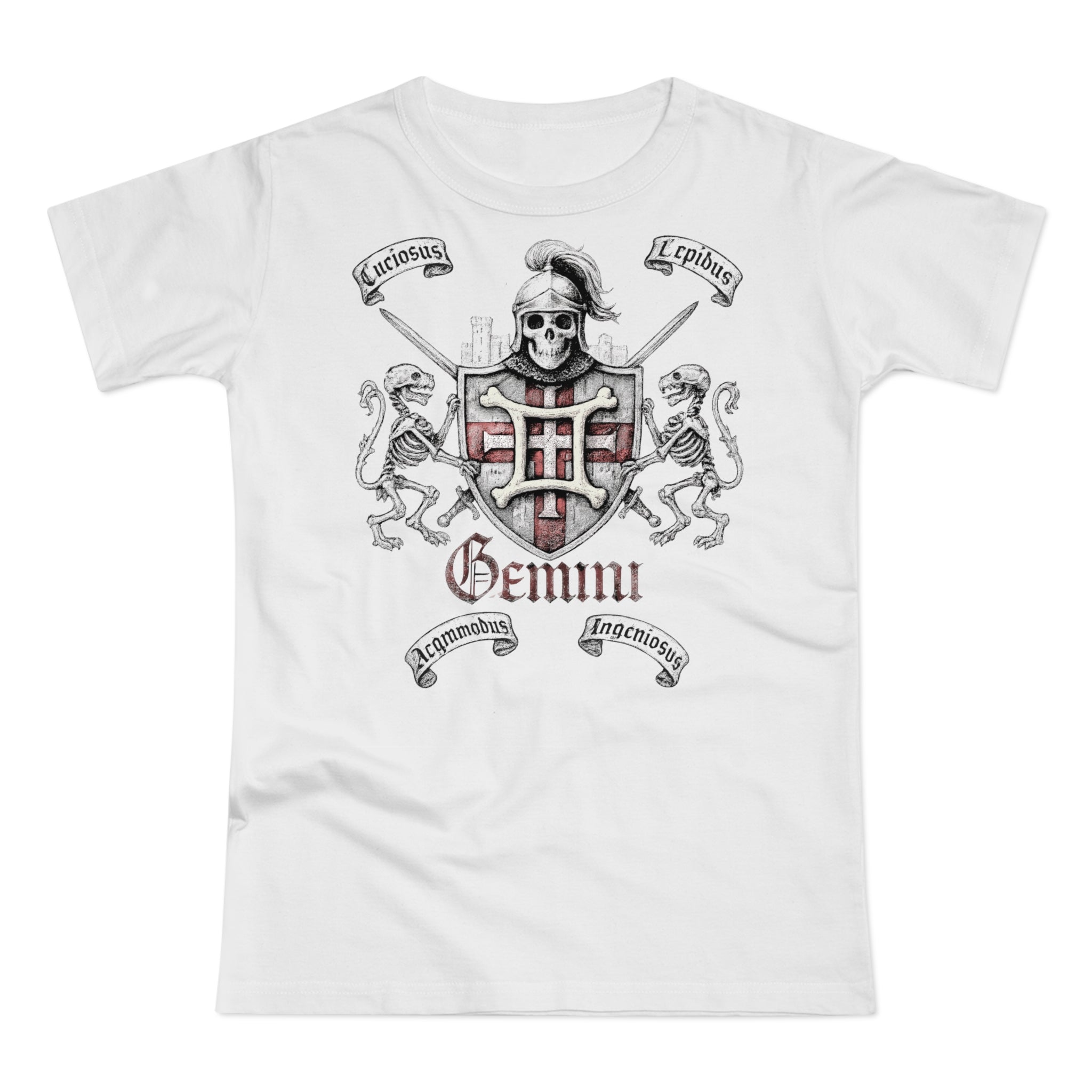 Zwilling: Frontprint, Womens' T-Shirt **Grimwater Edition** Sternzeichen Astrologie  (Gemini)