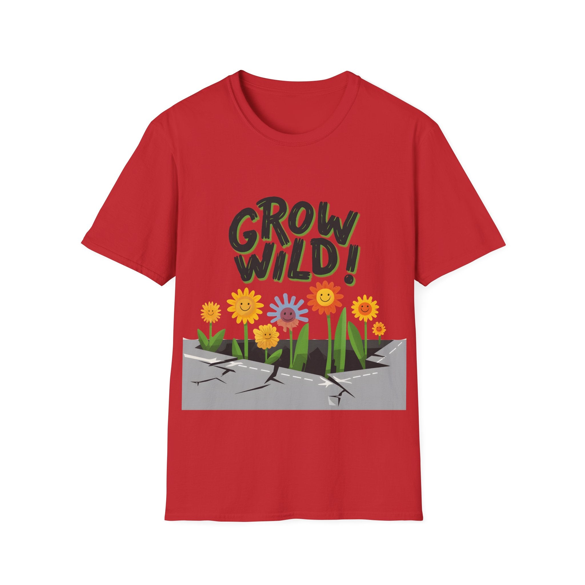 Wild Spirit - Be Yourself: Frontprint, Unisex (Slim) T-Shirt