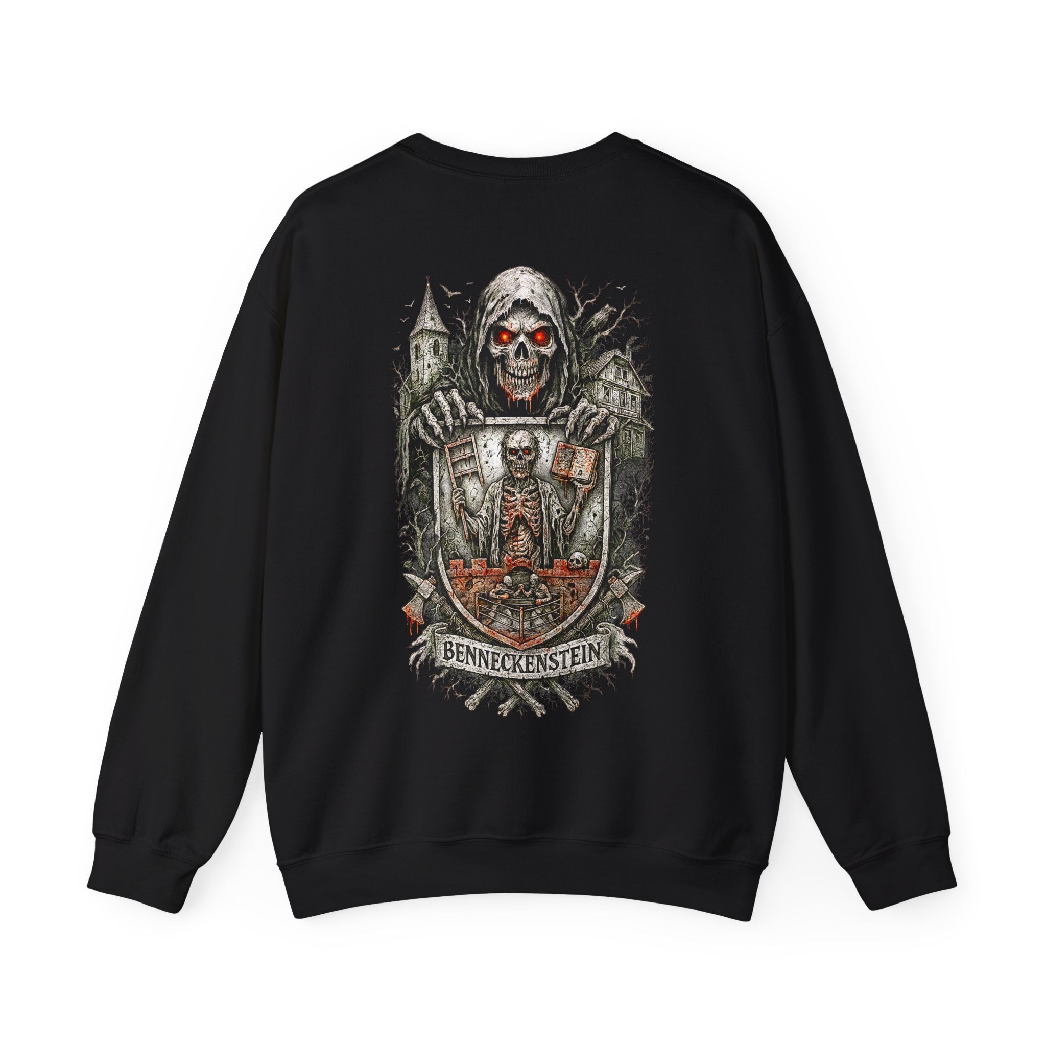 Benneckenstein: Front-/Backprint, Unisex Sweatshirt **Grimwater-Edition**