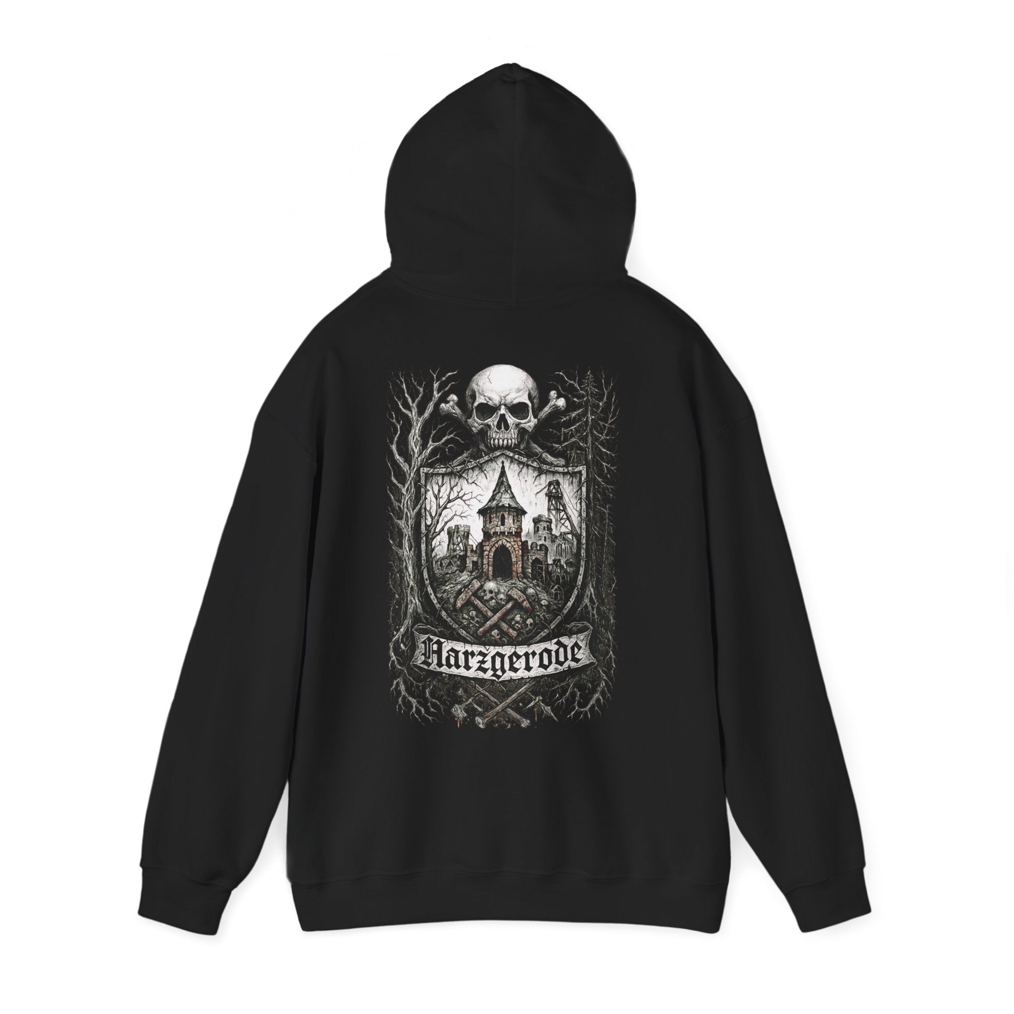 Harzgerode: Front-/Backprint Unisex Hoodie **Grimwater-Edition**