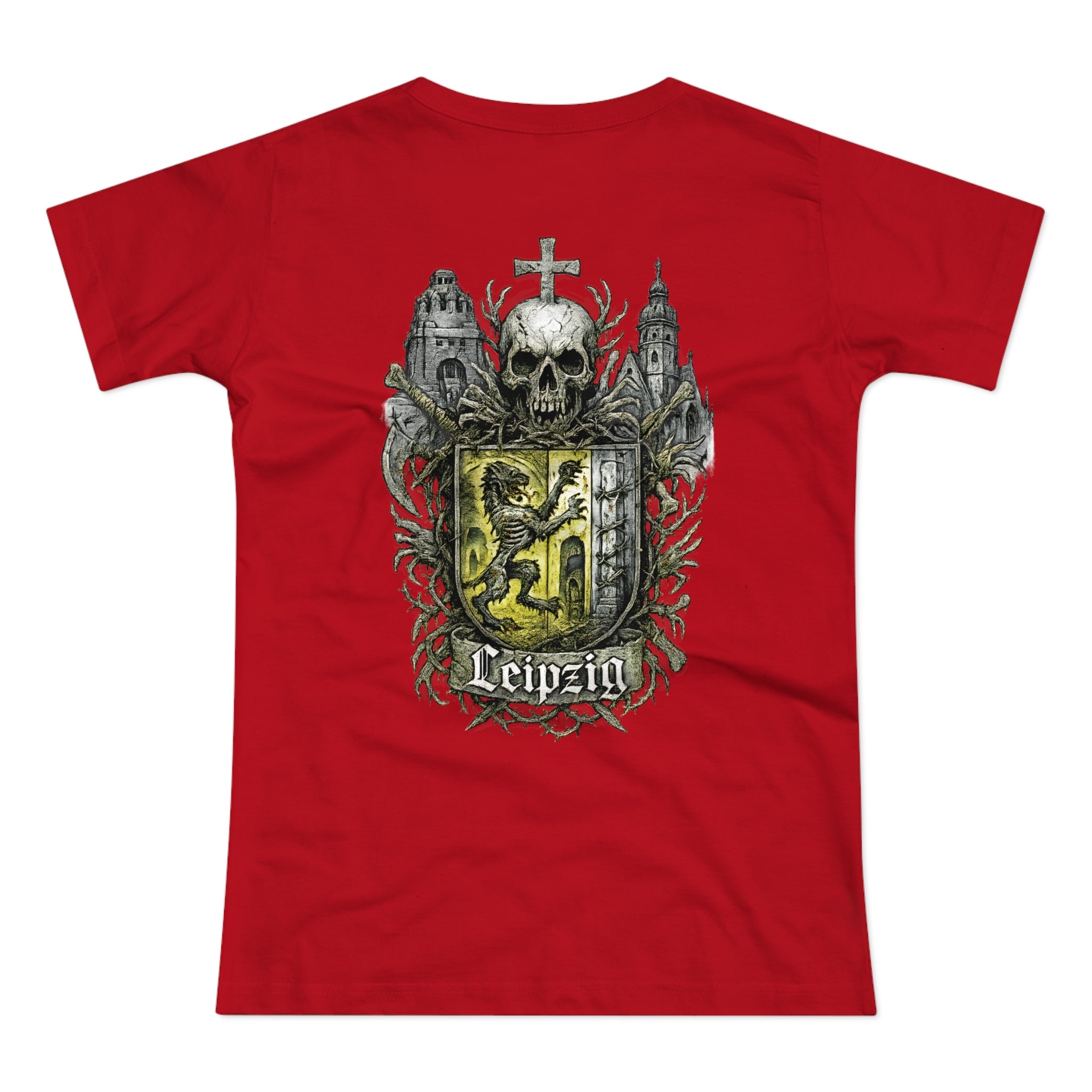 Leipzig: Front-/Backprint, Womens' T-Shirt **Grimwater-Edition**