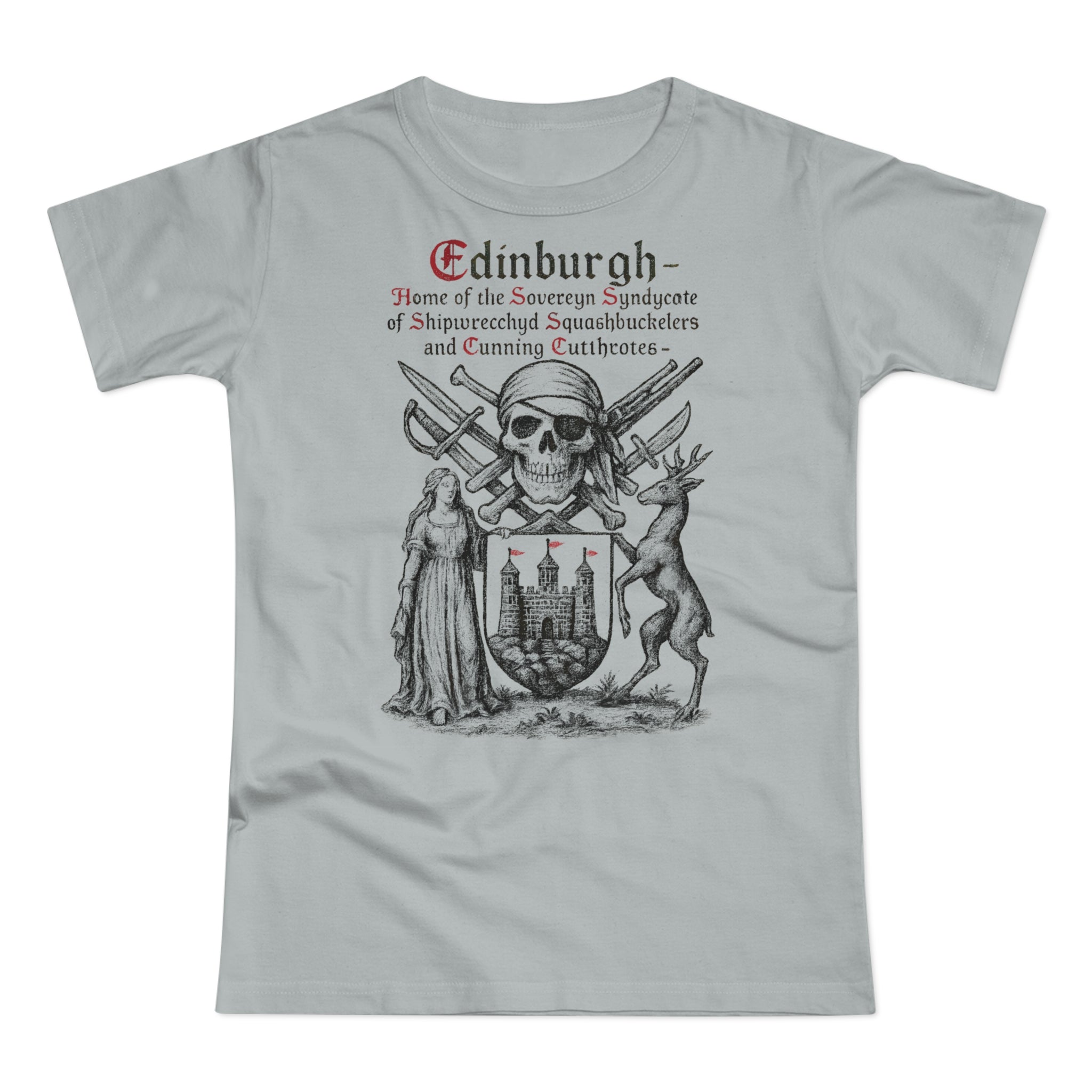 Edinburgh: Frontprint, Women's T-Shirt **Grimwater-Edition**
