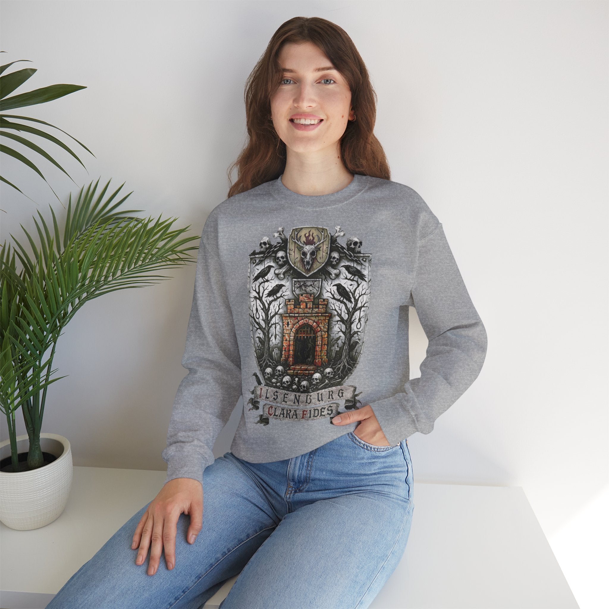 Ilsenburg: Harz-Collection, Frontprint, Unisex Sweatshirt **Grimwater-Edition**