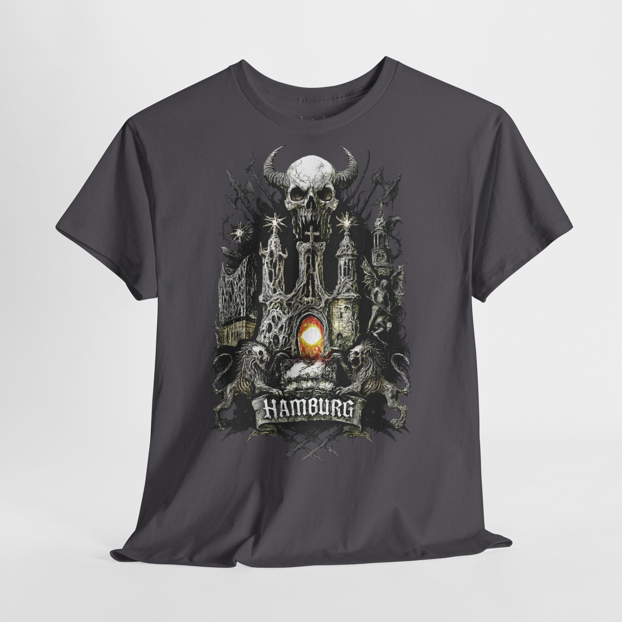 Hamburg - Frontprint, Unisex T-Shirt: **Grimwater-Edition**