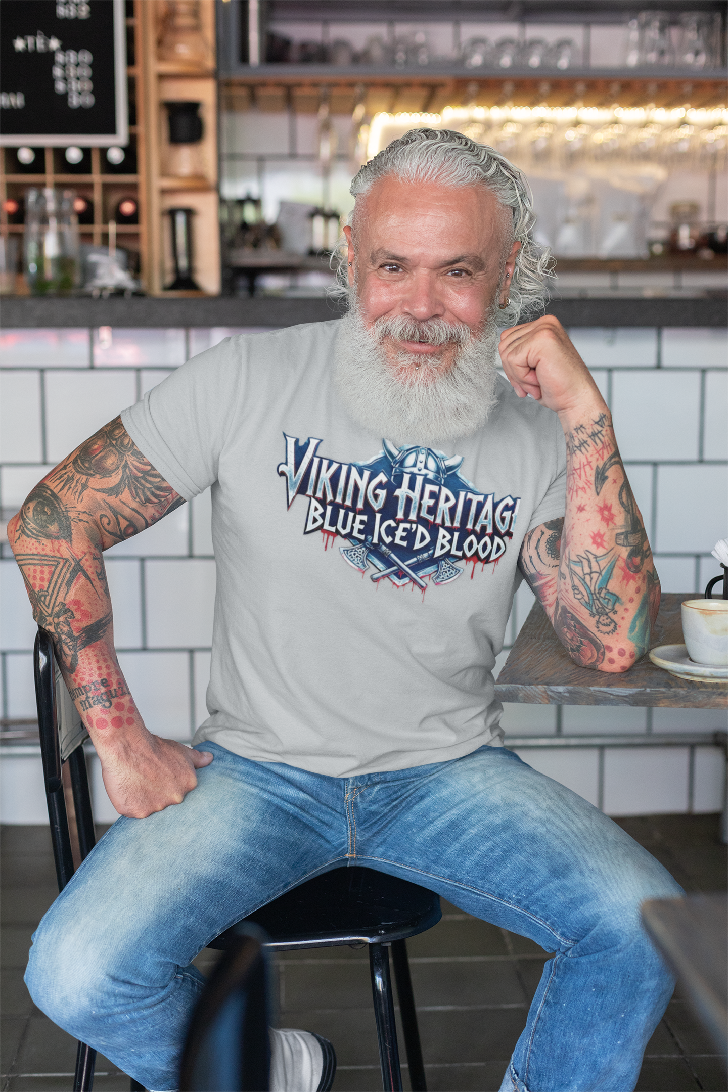 Viking Heritage T-Shirt, Unisex Cotton Tee, Gift for Norse Mythology Fans, Casual Wear, Viking Inspired Apparel